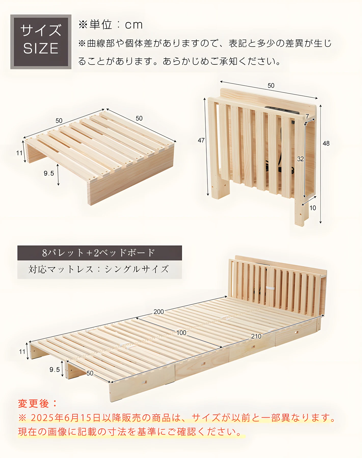 【パレットベッド×16枚】パレットベッド 天然木 すのこベッド ローベッド 木製 おしゃれ お掃除ロボット対応 分割 ベッドフレーム