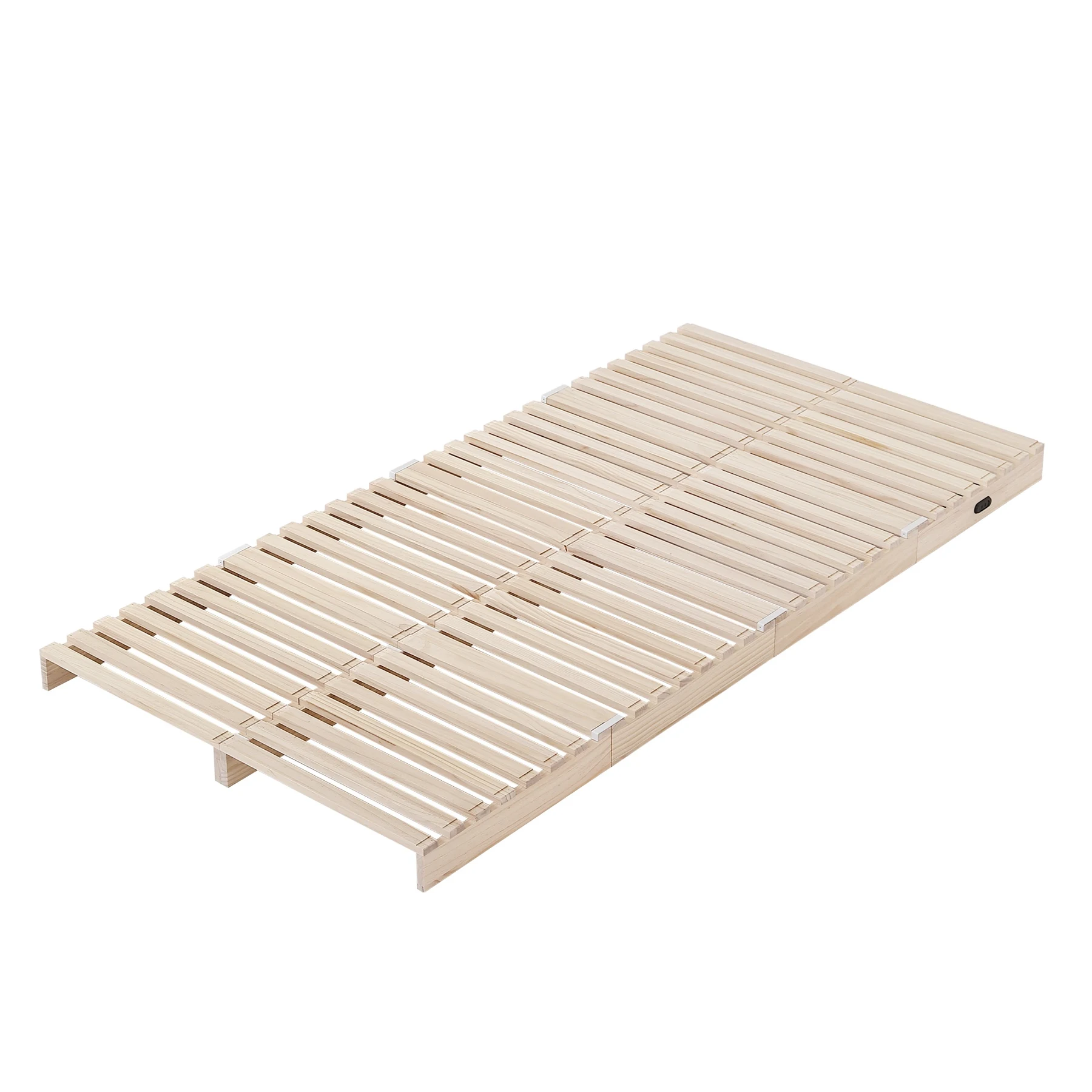 パレットベッド 8枚セット すのこベッド コンセント付き 天然パイン材 ローベッド 50*50cm 組み換え自由 木製 天然木 軽量 ベッド パレット ロータイプ ベッドフレーム
