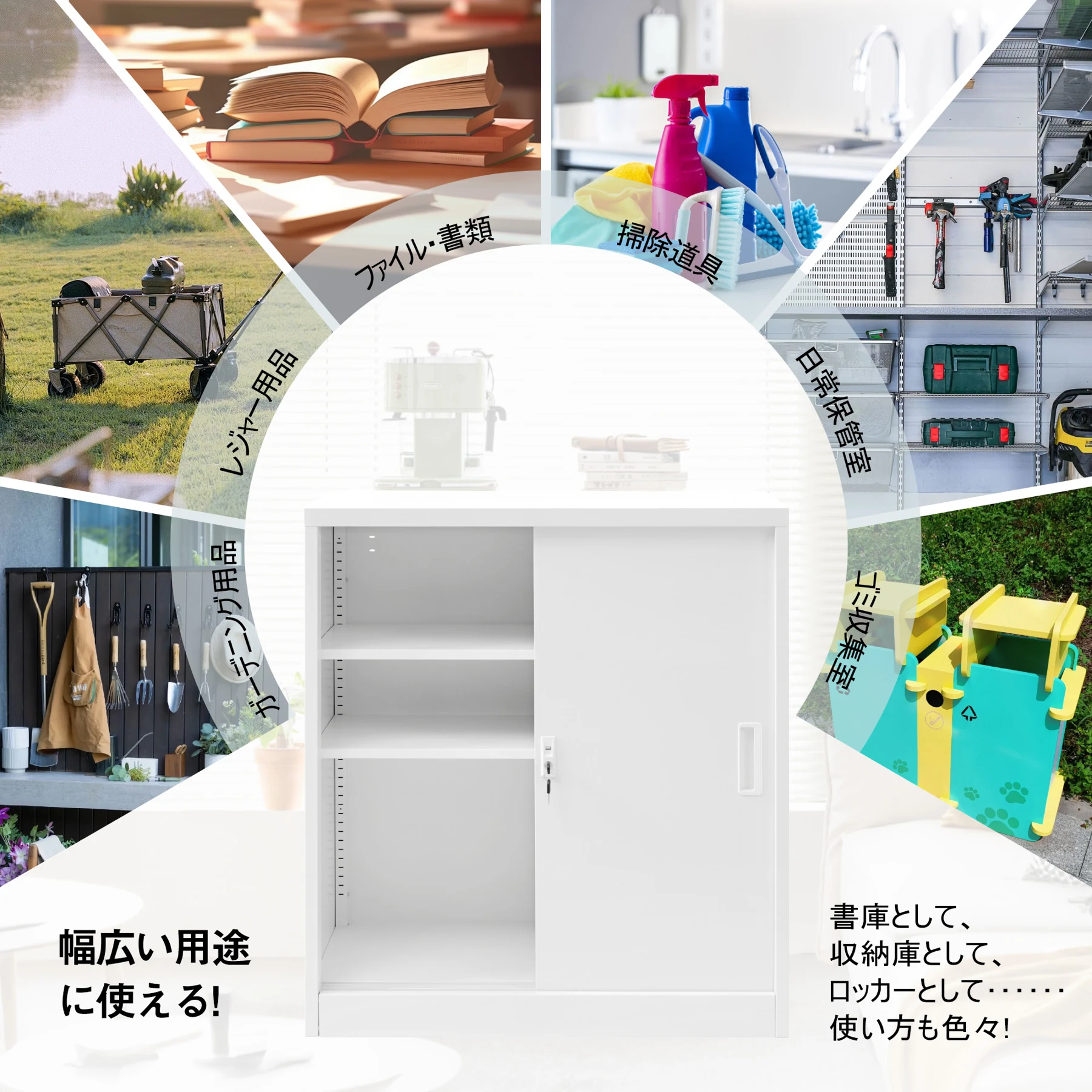 スチール書庫 引き戸タイプ 書類保管庫 保管庫 収納 オフィス 事務所 更衣室 学校 業務用 書庫 おしゃれ キャビネット スチールキャビネット ベース付き 可動棚 A4対応 日本語説明書付き 棚板可動
