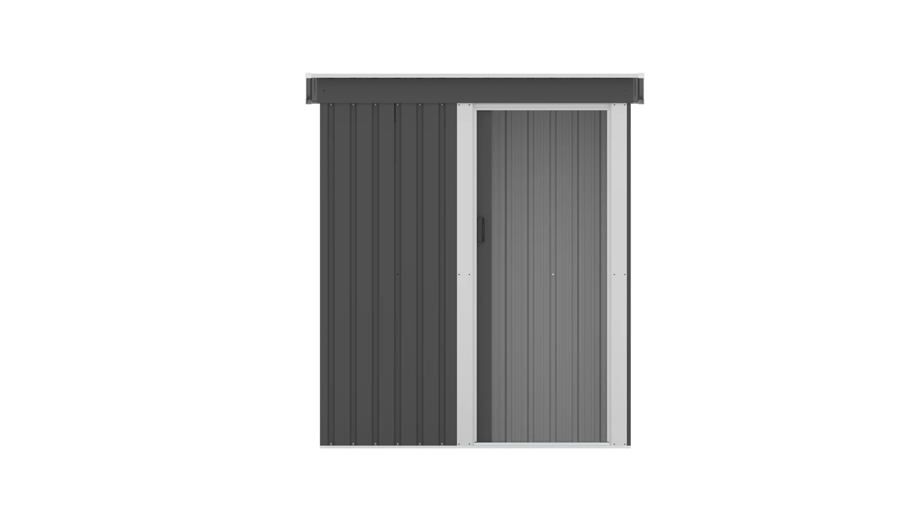 【 棚なし】物置 屋外 大型 倉庫 大型物置 戸外収納庫 物置 防水/耐侯 収納可能 ガーデン/庭/田畑/農場 頑丈 大容量 スチール 床なし グレー