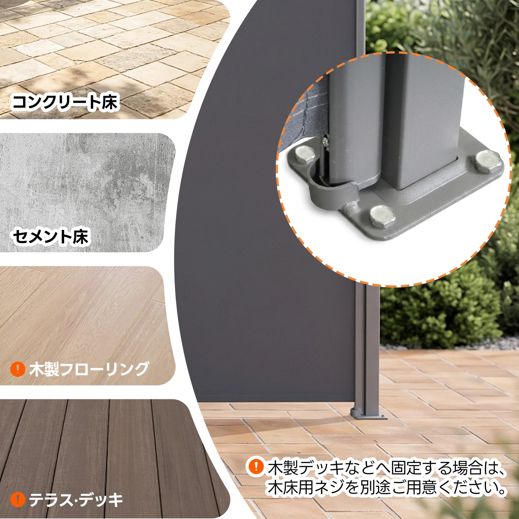 【1連タイプ】【高さ180cm】格納式サイドオーニング 間仕切り パーテーション 衝立 自立 オフィス 壁 おしゃれ 目隠し 隠す 収納 折りたたみ スクリーン 和風 仕切り 軽量 リビング 持ち運び 省スペース【グレー】