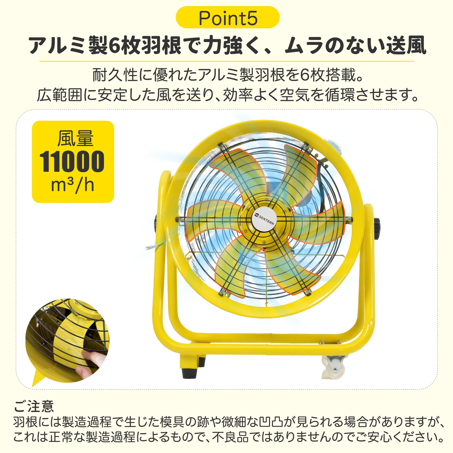 【16インチ】送風機 排気シャフトホース付き 風量11000m³/h 送排気口径406mm ダクトファン 業務用 小型 強力 工場扇 工業扇 工業用扇風機 業務用扇風機 換気 風通し 工業扇風機 工場用扇風機 送風機 強力 強風 パワフル 床置き 倉庫 新作