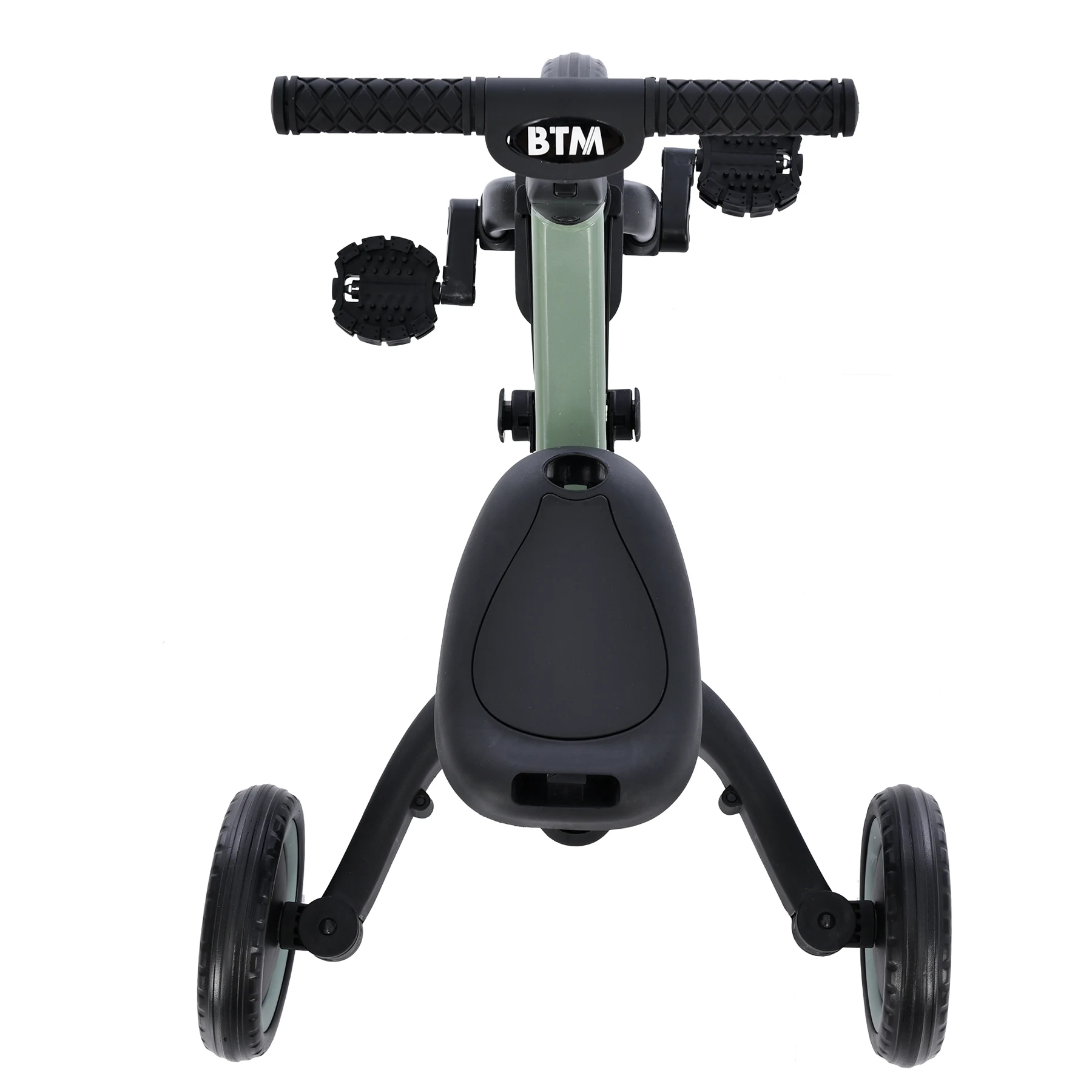 子供用三輪車 5in1(ホワイト) 自転車 オリジナル 押し棒付き 安全バー付き キックボード