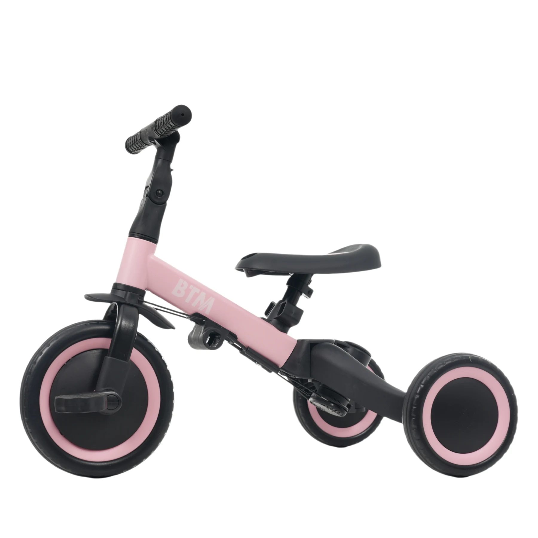 三輪車 足けりバイク 一台4役 ベビーカー かじとり 手押し棒付 セーフティーガード付き 子供用三輪車 子供自転車 3輪 キッズ 幼児 自転車 バイク ペダル付き コントロールバー付き 乗用玩具 軽量 誕生日 1-5歳 組み立て簡単 プレゼント