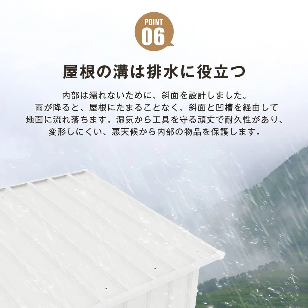 【 ブラック 棚なし】物置 屋外 大型 倉庫 大型物置 戸外収納庫 物置 防水/耐侯 収納可能 ガーデン/庭/田畑/農場 頑丈 大容量 スチール 引き戸 補強フレーム付き 窓付き 床なし