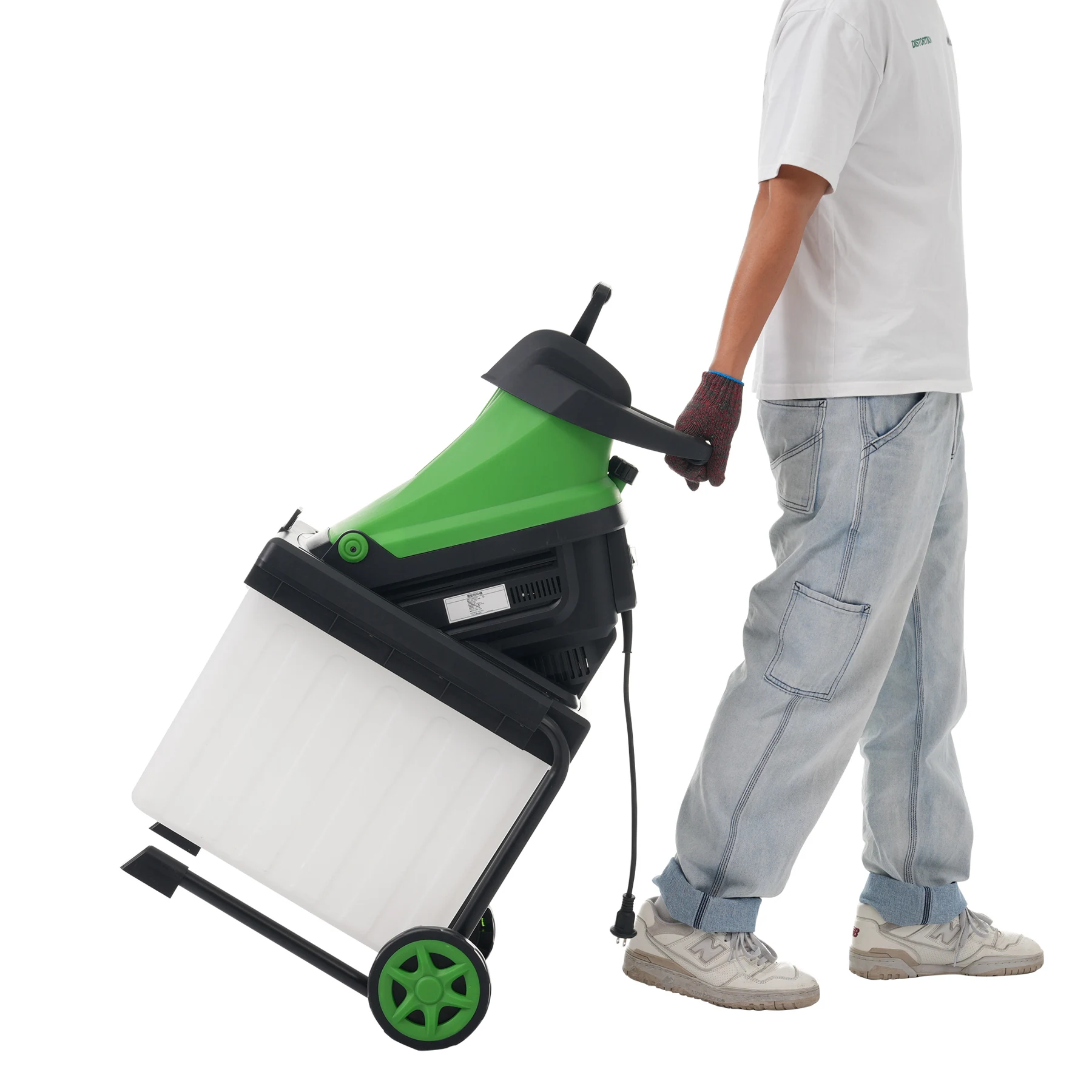 【本体のみ】ガーデンシュレッダー 電動粉砕機 竹 枝 木 家庭用 小型 軽量 BOX付き