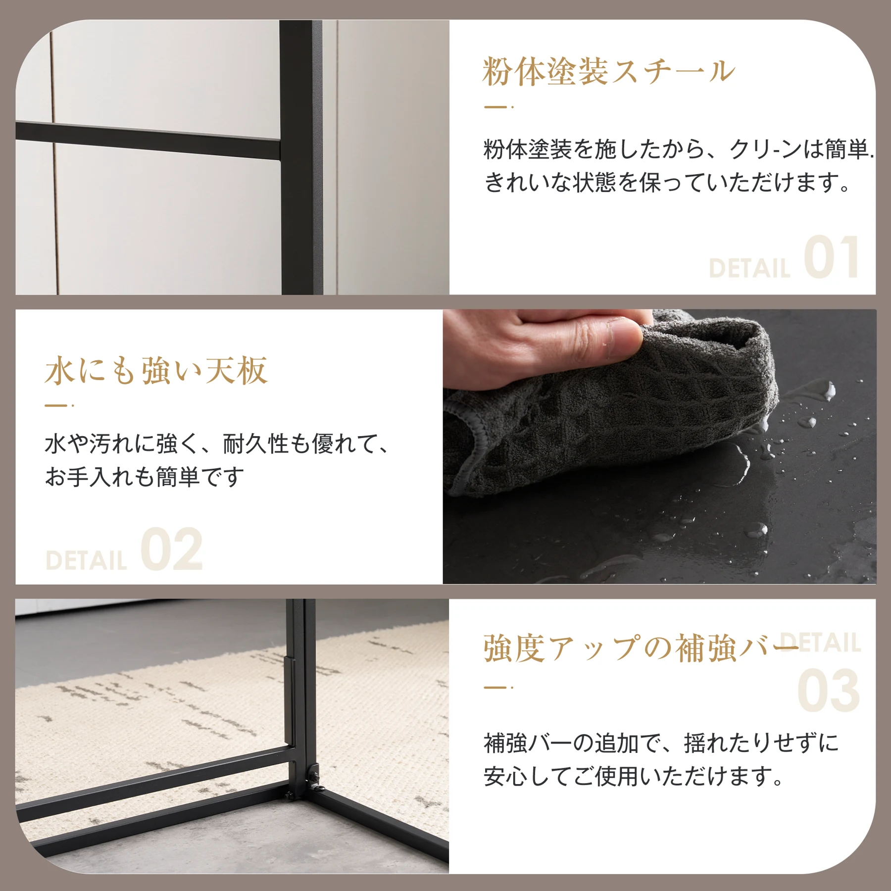 パソコンデスク シンプルワークデスク ゲーミングテーブル 幅120cm PCデスク 学習机 勉強机 折りたたみ 完成品 木製 しっかりした構造 おしゃれ 広々