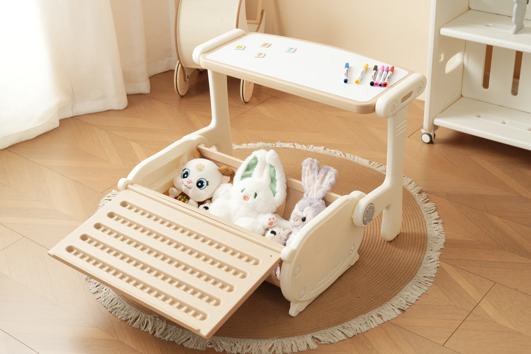 一体式デスク&チェア 子供用テーブル テーブルセット キッズデスク キッズチェア 子供机 学習デスク 机 幼児机 学習机 収納付き キッズテーブル 子供チェア キッズデスク プレゼント 1~6才