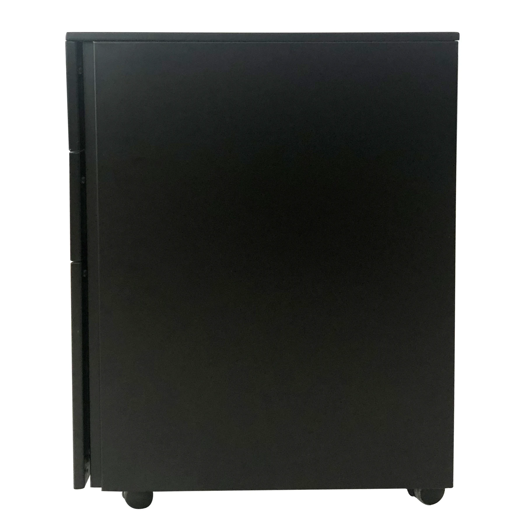 オフィスワゴン(ホワイト)スリムワゴン 3段 デスクワゴン サイドワゴン 鍵付き キャスター付き スチール ペントレー ホワイト ブラック A4 ファイル オフィス家具 オフィスワゴン