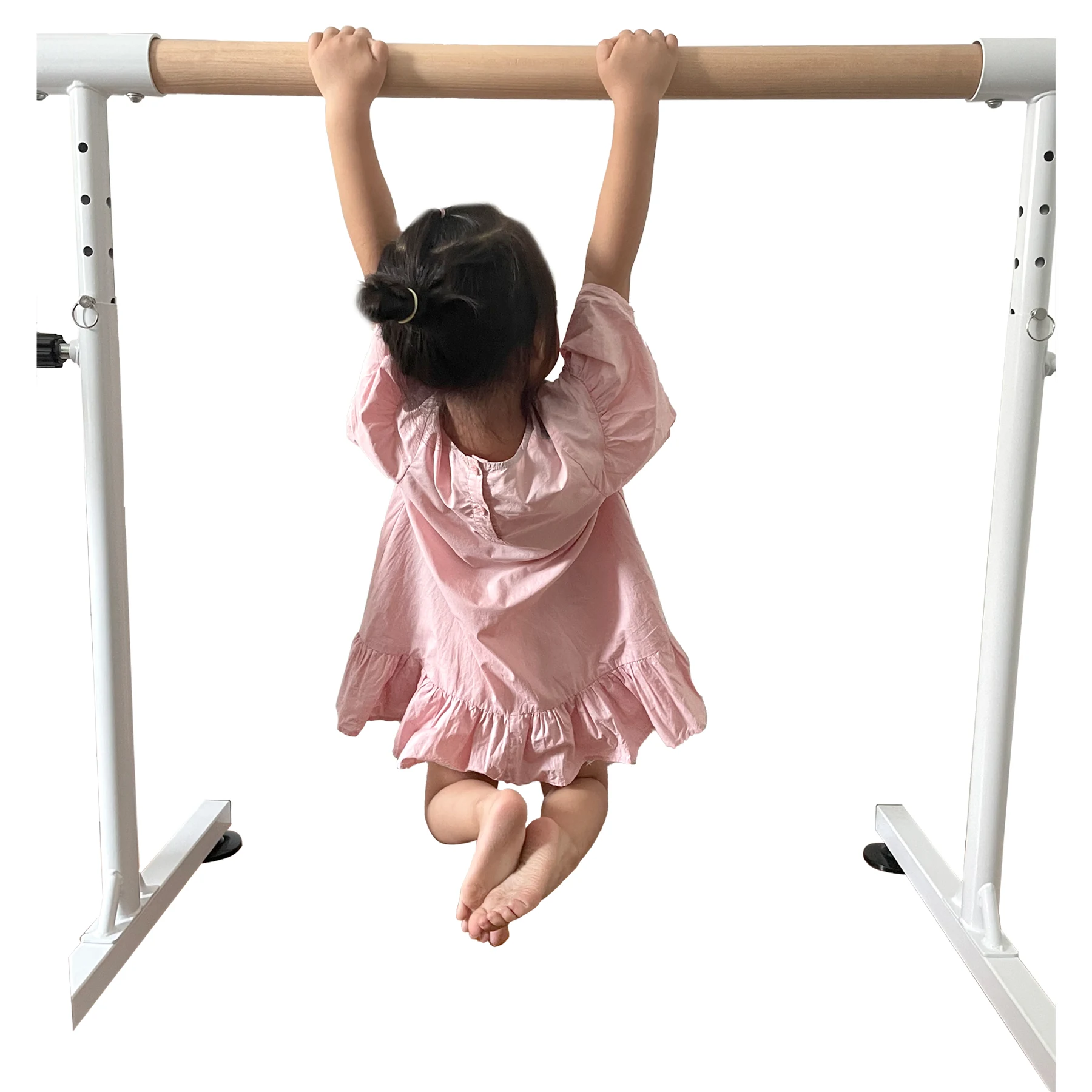 バレーバー バレエバー スタンド バレエ バー レッスンバー 高さ 5段階 85cm 90cm 95cm 100cm 105cm 調整 天然木