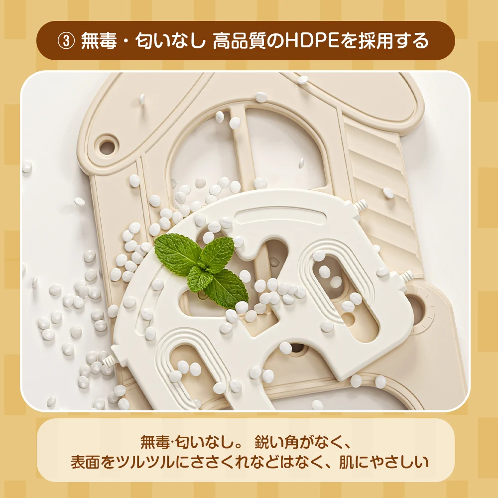【タイプ B ブランコ+すべり台+階段】すべり台 キャッスル 大型遊具 すべりだい スライダー 室内 遊具 バスケットゴール 収納 コーヒー×ホワイト