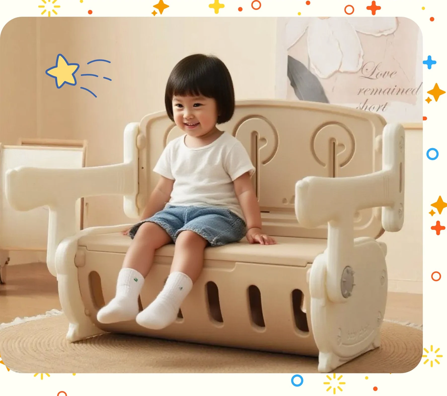 一体式デスク&チェア 子供用テーブル テーブルセット キッズデスク キッズチェア 子供机 学習デスク 机 幼児机 学習机 収納付き キッズテーブル 子供チェア キッズデスク プレゼント 1~6才