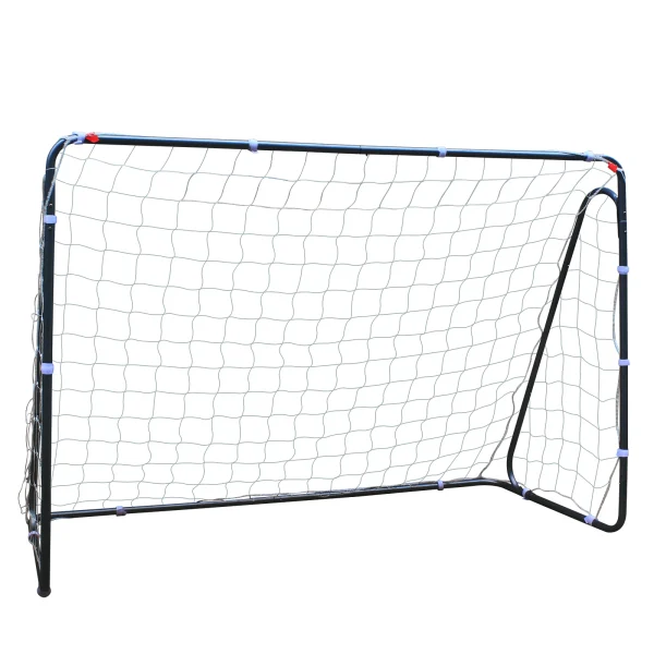 サッカーゴール 180×120×70cm 軽量 ジュニアユース 練習用 高耐久ネット付き 室内外対応 庭や公園でのサッカー練習に