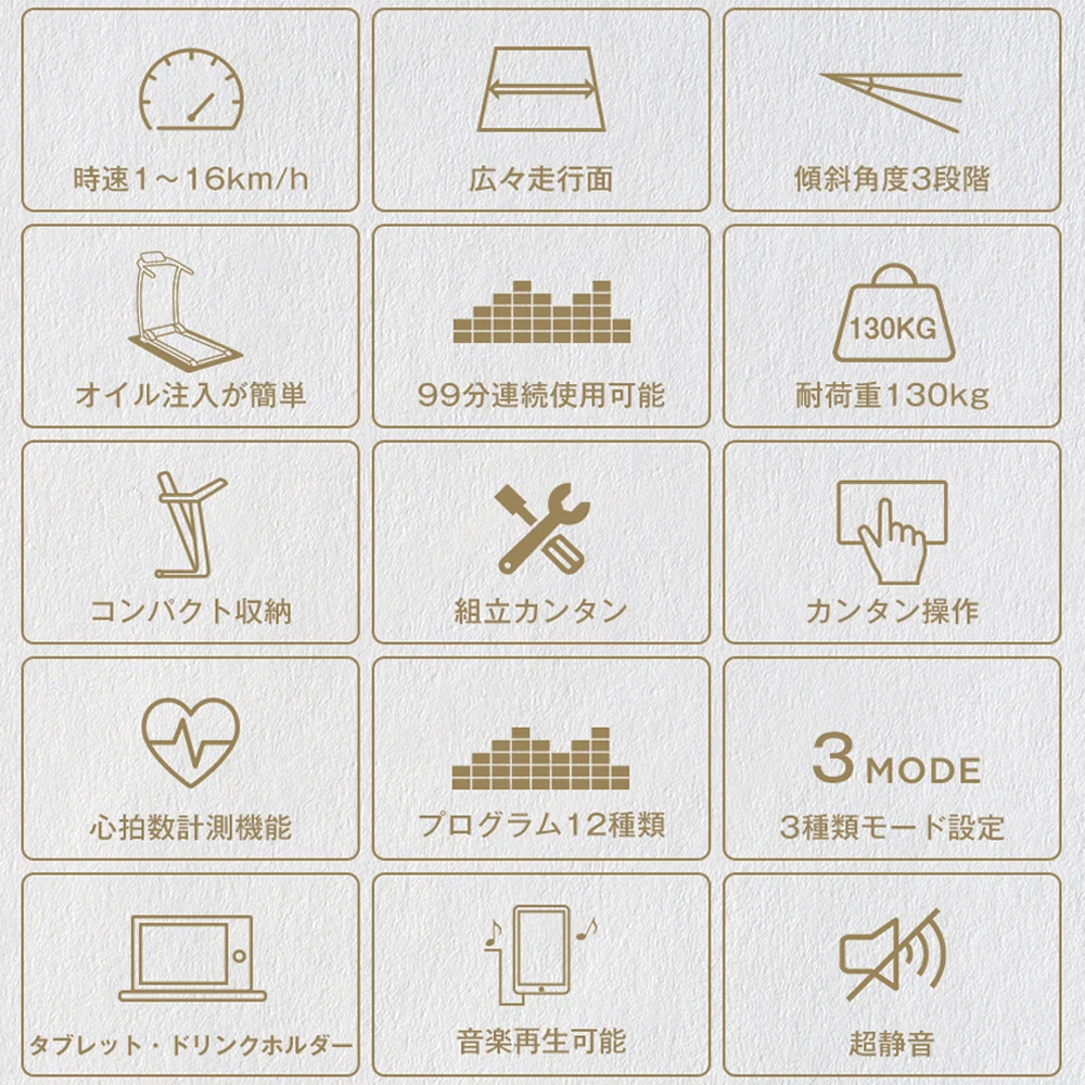 電動ランニングマシン ルームランナー MAX16km/h 3段階角度調整 ダイエット器具 有酸素運動 静音 折りたたみ 家庭用 トレッドミル エクササイズ 衝撃吸収 室内運動 健康器具