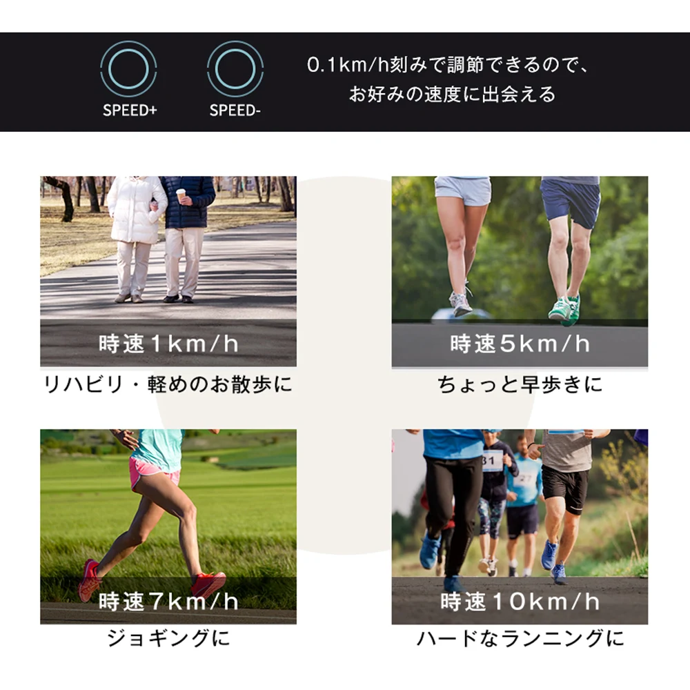 電動ランニングマシン ルームランナー 低床設計 MAX6km/h 薄型 シンプル オシャレ ダイエット器具 有酸素運動 静音 家庭用 エクササイズ 衝撃吸収 室内運動 健康器具 傾斜角度調整