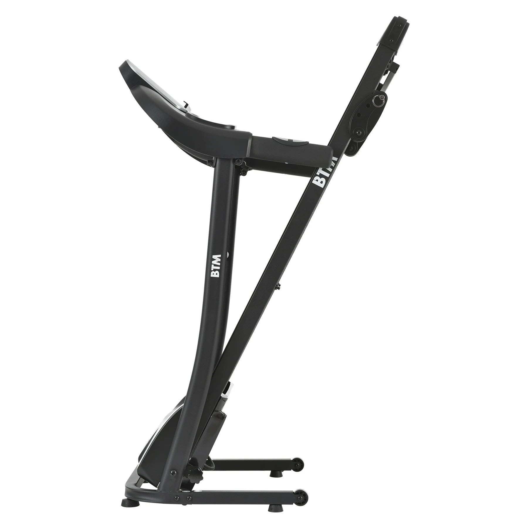 電動ランニングマシン ルームランナー MAX12km/h BTM マット付き フィットネスマシーン ダイエット器具