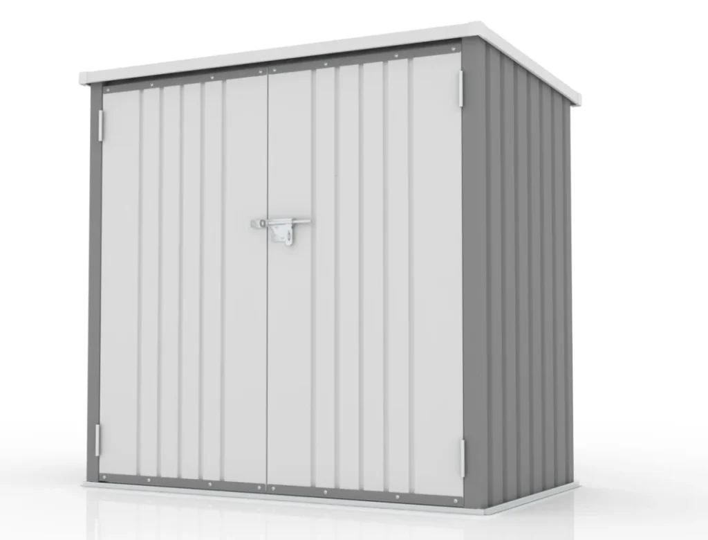 屋外収納庫 大容量 大型 屋外収納箱 ストッカー 外用 ベランダ 屋外 収納ボックス 金属製 1600L 両開きドア 施錠可能【底板なし】