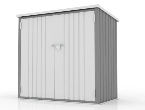 屋外収納庫 大容量 大型 屋外収納箱 ストッカー 外用 ベランダ 屋外 収納ボックス 金属製 1600L 両開きドア 施錠可能【底板なし】