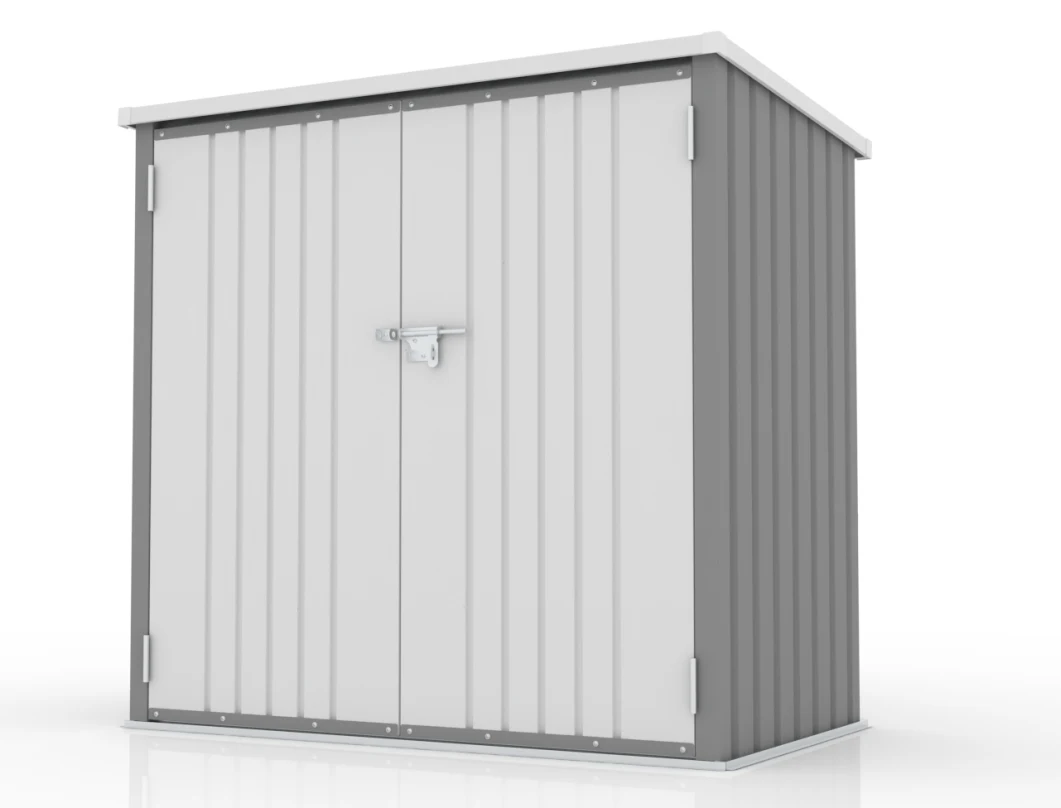 屋外収納庫 大容量 大型 屋外収納箱 ストッカー 外用 ベランダ 屋外 収納ボックス 金属製 1600L 両開きドア 施錠可能【底板なし】