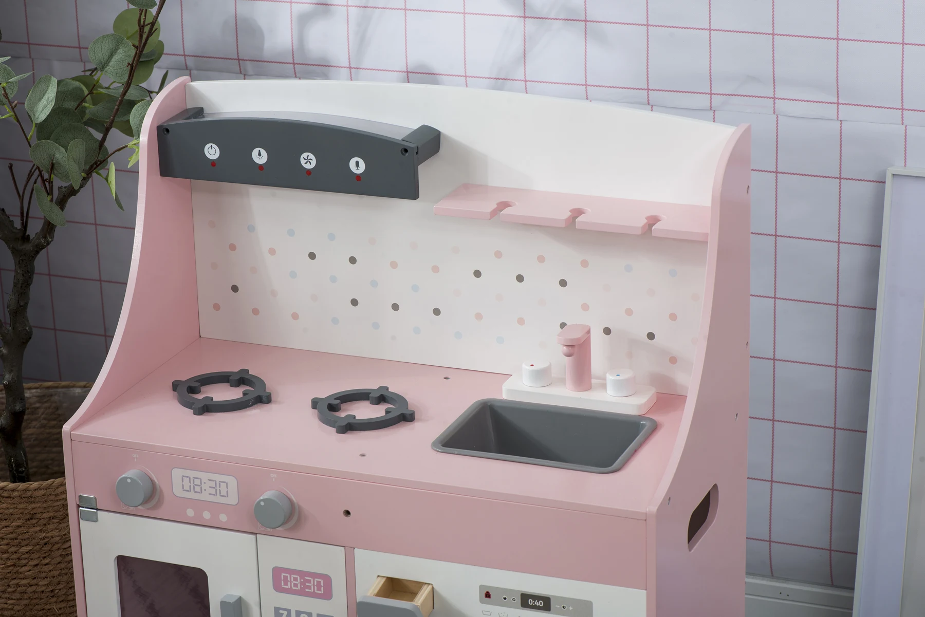 おままごと キッチン 木製 誕生日 台所 洗濯機 調理器具付き 調味料 食材 知育玩具 おもちゃキッチン キッズ ベビー