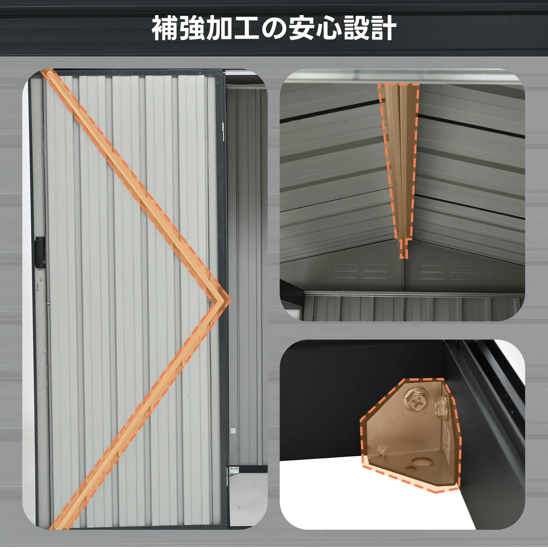 【温室付き】物置 屋外 スチール 可動棚 倉庫 戸外収納庫 W180*D121*H180cm 物置き おしゃれ 大型 収納庫 屋外物置 防さび ベランダ 防水 ドア スチール物置 屋外収納 ガーデニング 庭 新作【ブラック】