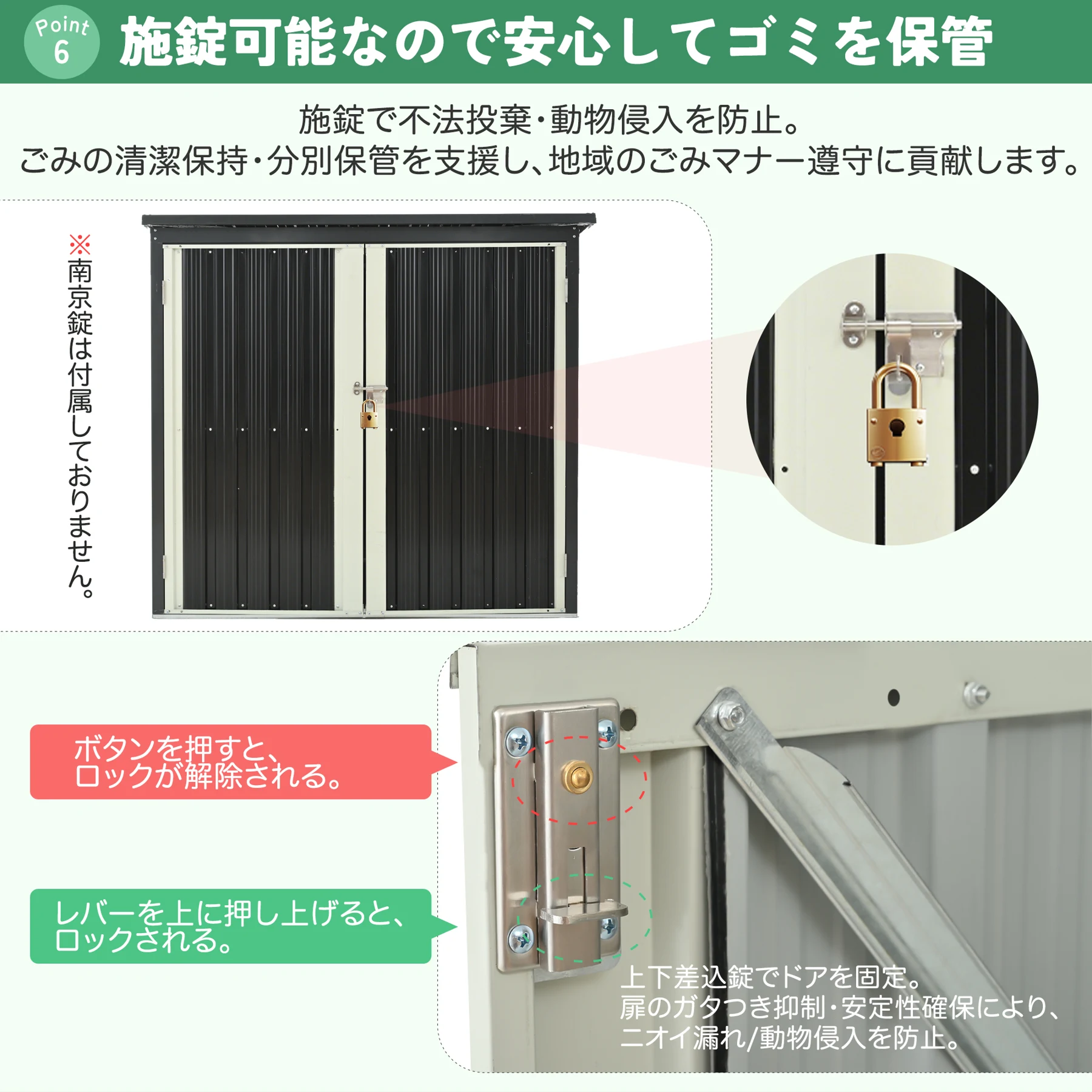 ゴミ収納庫 物置き ゴミストッカー 大容量 L158xW96xH134cm 物置 屋外 スチール 施錠可能 戸外収納庫 大型 収納庫 屋外物置 防さび 防水 ドア スチール物置 屋外収納 ガーデニング 庭 倉庫 DIY 頑丈 新作【 ブラック】