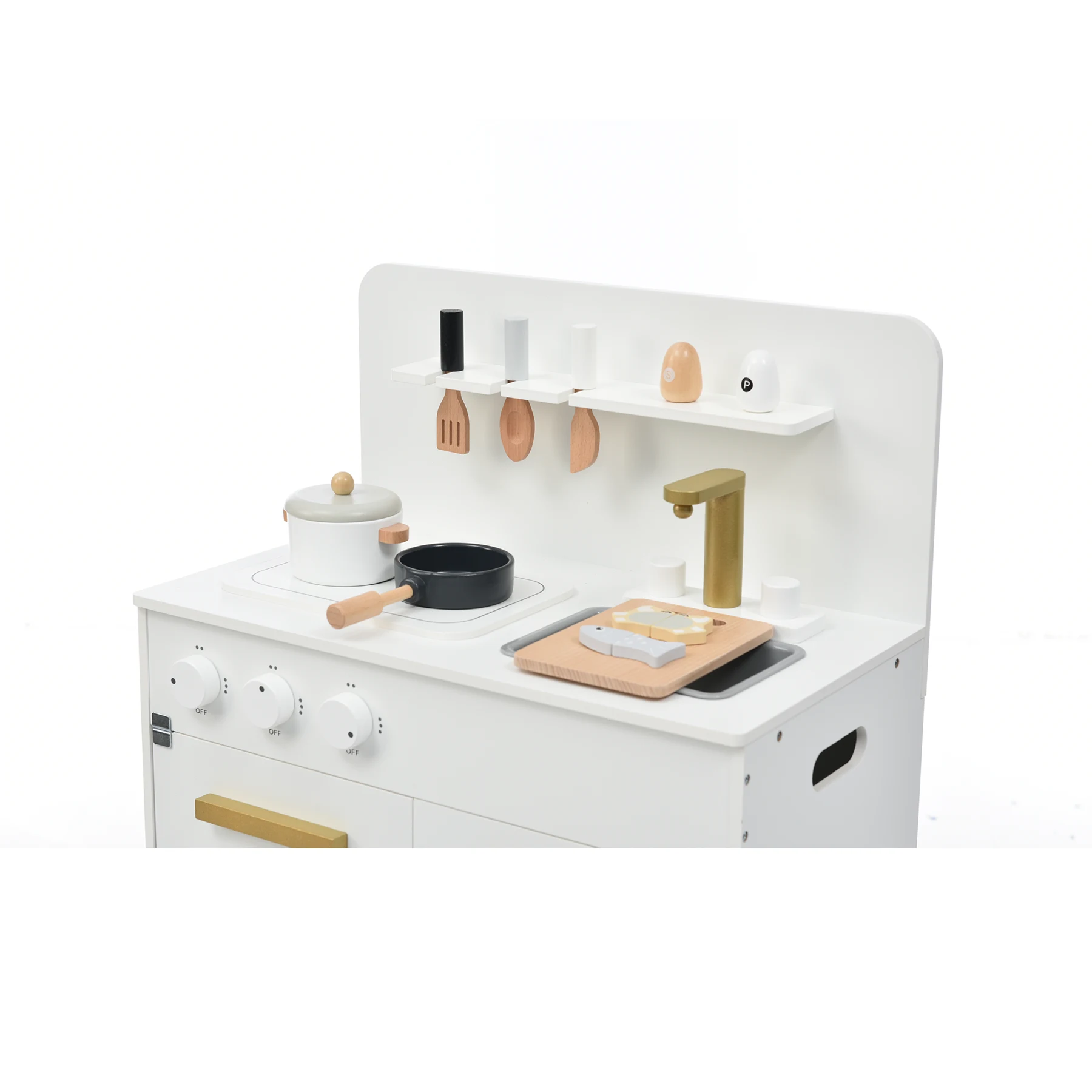 おままごと キッチン 木製 調理器具付き ままごとセット 誕生日 台所 知育玩具 子供用 子供 収納 まねっこ コンロミニキッチン おもちゃキッチン キッズ ベビー プレゼント【ホワイト】