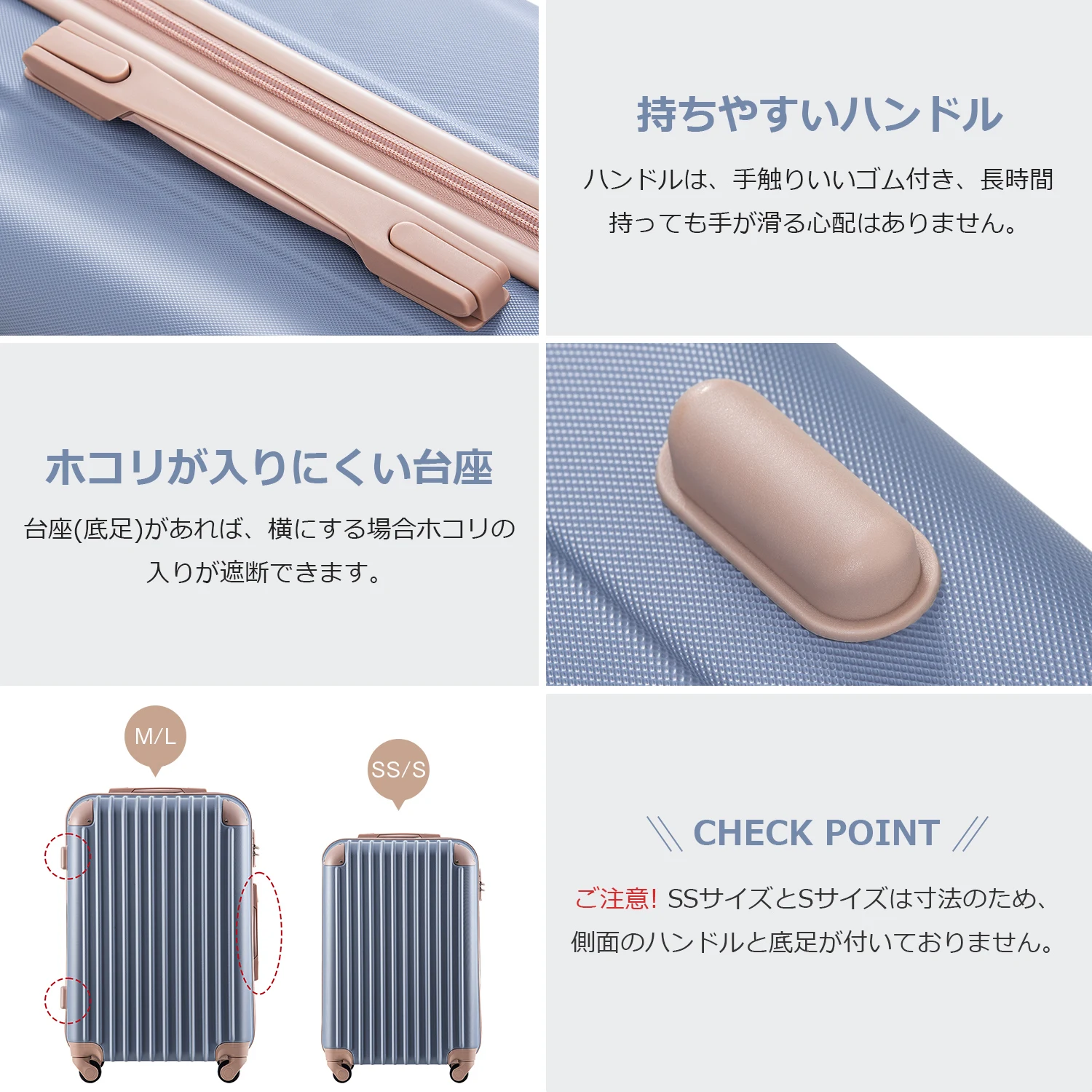 スーツケース Sサイズ キャリーケース キャリーバッグ 2日 3日 小型 TSAロック搭載 トートバッグ ハンドバッグ レディース バッグ 手提げ 大容量 超軽量 軽い おしゃれ かわいい suitcase bag