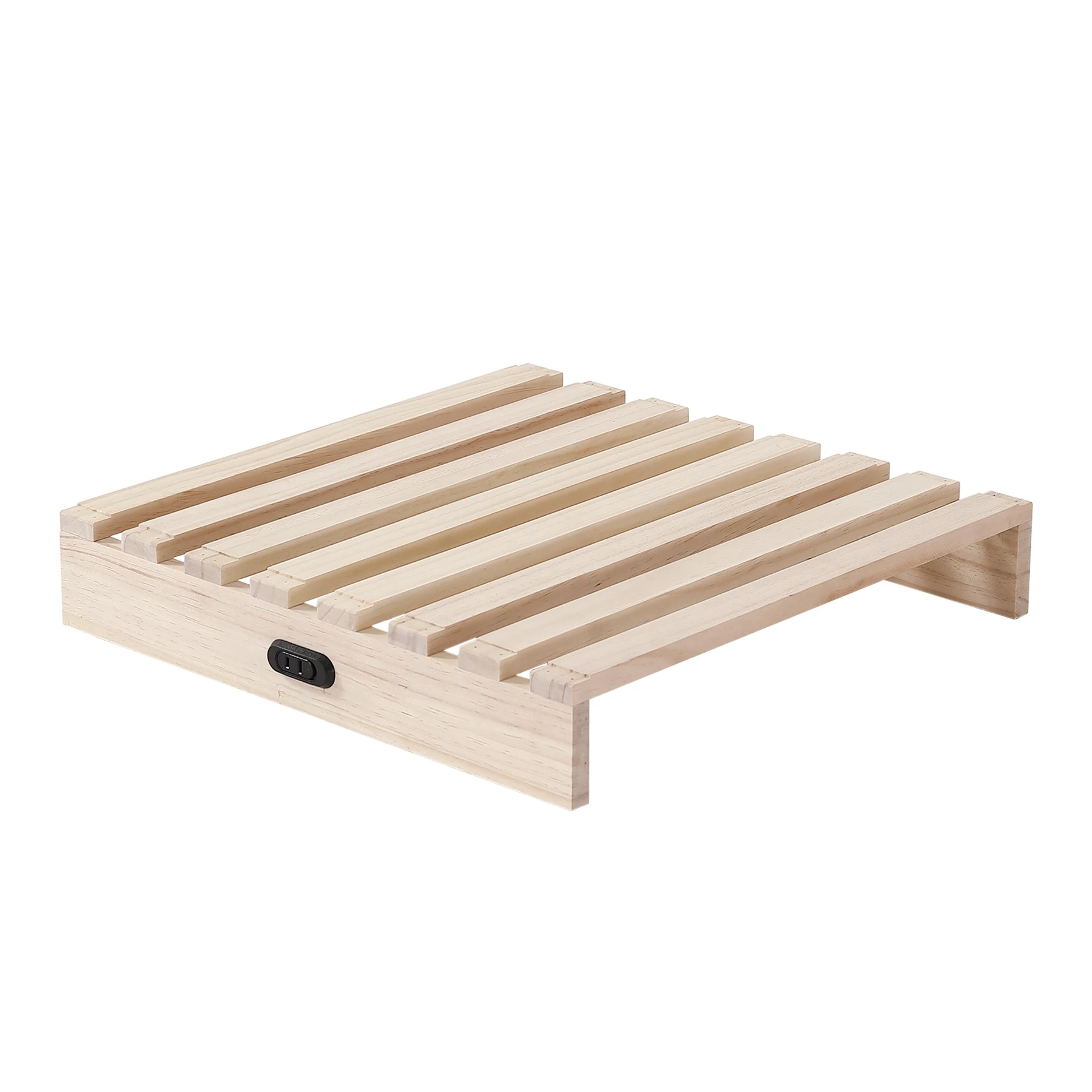 パレットベッド 12枚セット すのこベッド コンセント付き 天然パイン材 ローベッド 50*50cm 組み換え自由 木製 天然木 軽量 ベッド パレット ロータイプ ベッドフレーム