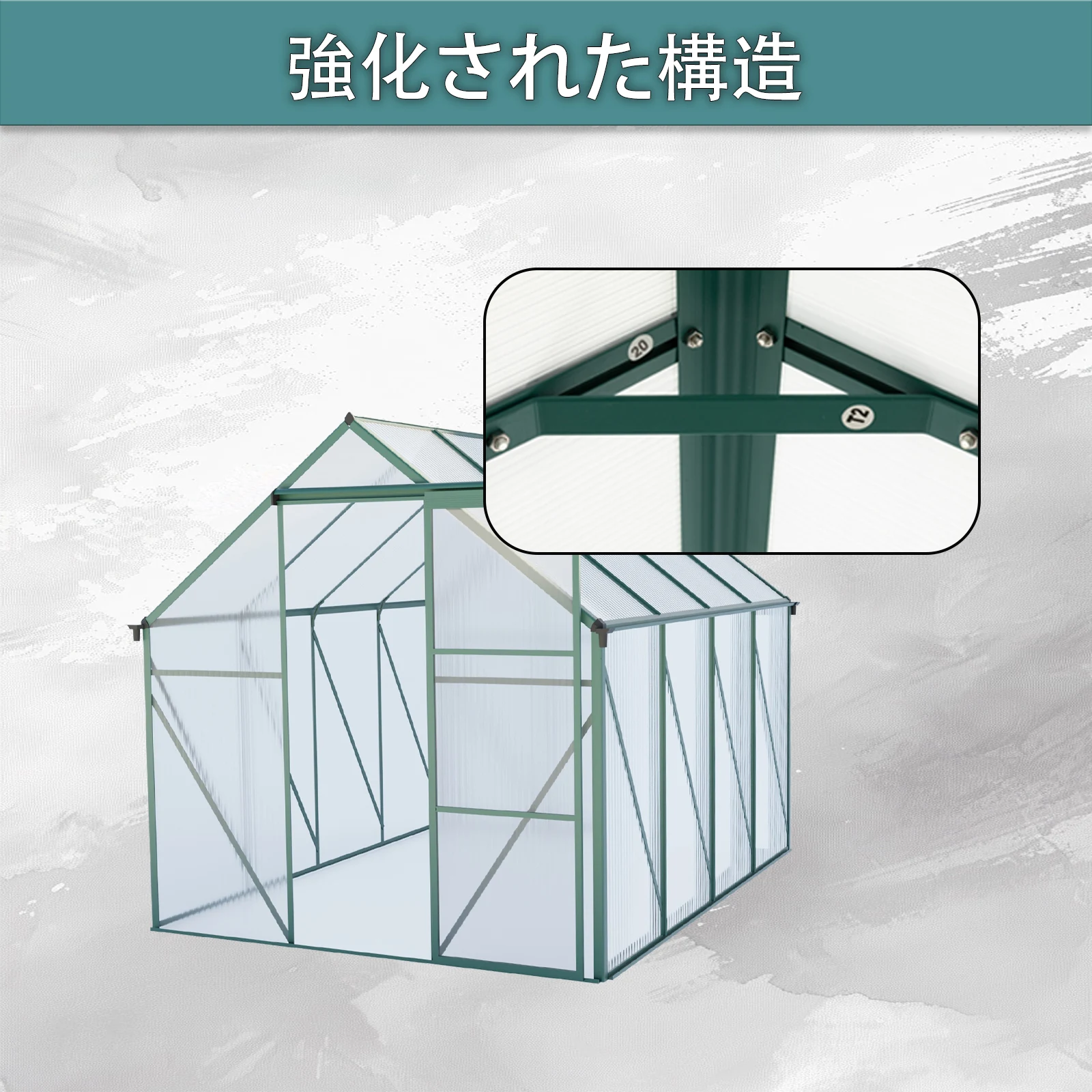 温室 保温 温室棚 収納庫 園芸用 ビニールハウス 頑丈 耐久性の高い温室 植物 防雨 防寒 多機能 透明