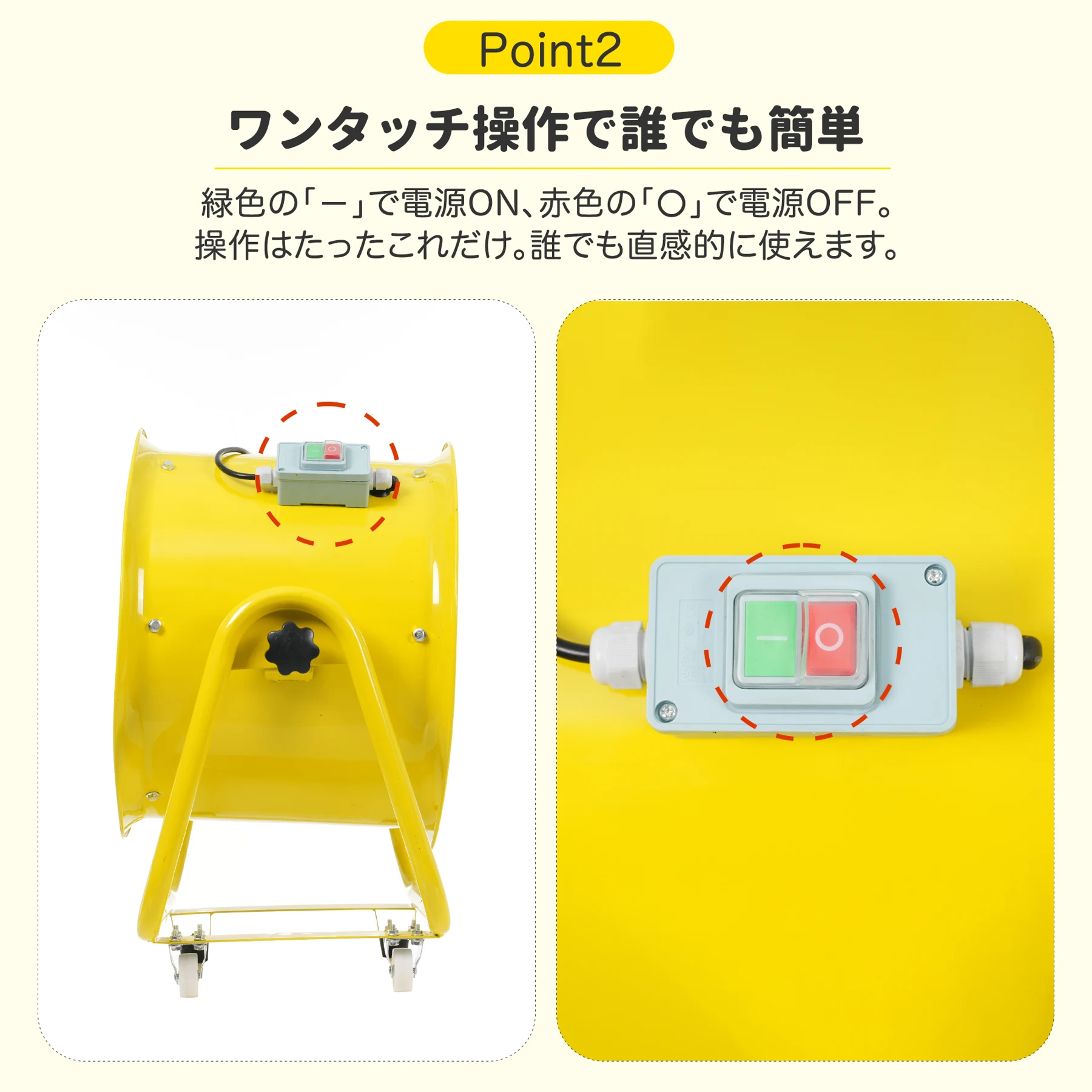 【16インチ】送風機 排気シャフトホース付き 風量11000m³/h 送排気口径406mm ダクトファン 業務用 小型 強力 工場扇 工業扇 工業用扇風機 業務用扇風機 換気 風通し 工業扇風機 工場用扇風機 送風機 強力 強風 パワフル 床置き 倉庫 新作