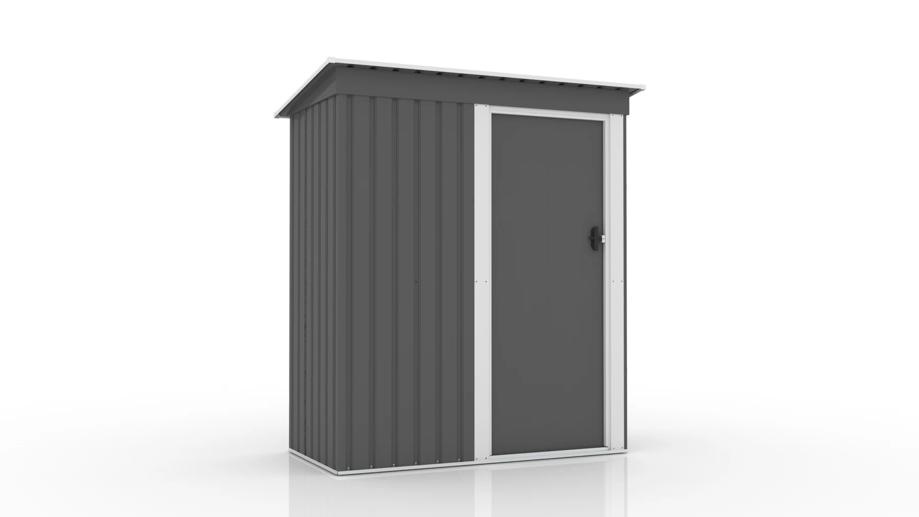 【 棚なし】物置 屋外 大型 倉庫 大型物置 戸外収納庫 物置 防水/耐侯 収納可能 ガーデン/庭/田畑/農場 頑丈 大容量 スチール 床なし グレー
