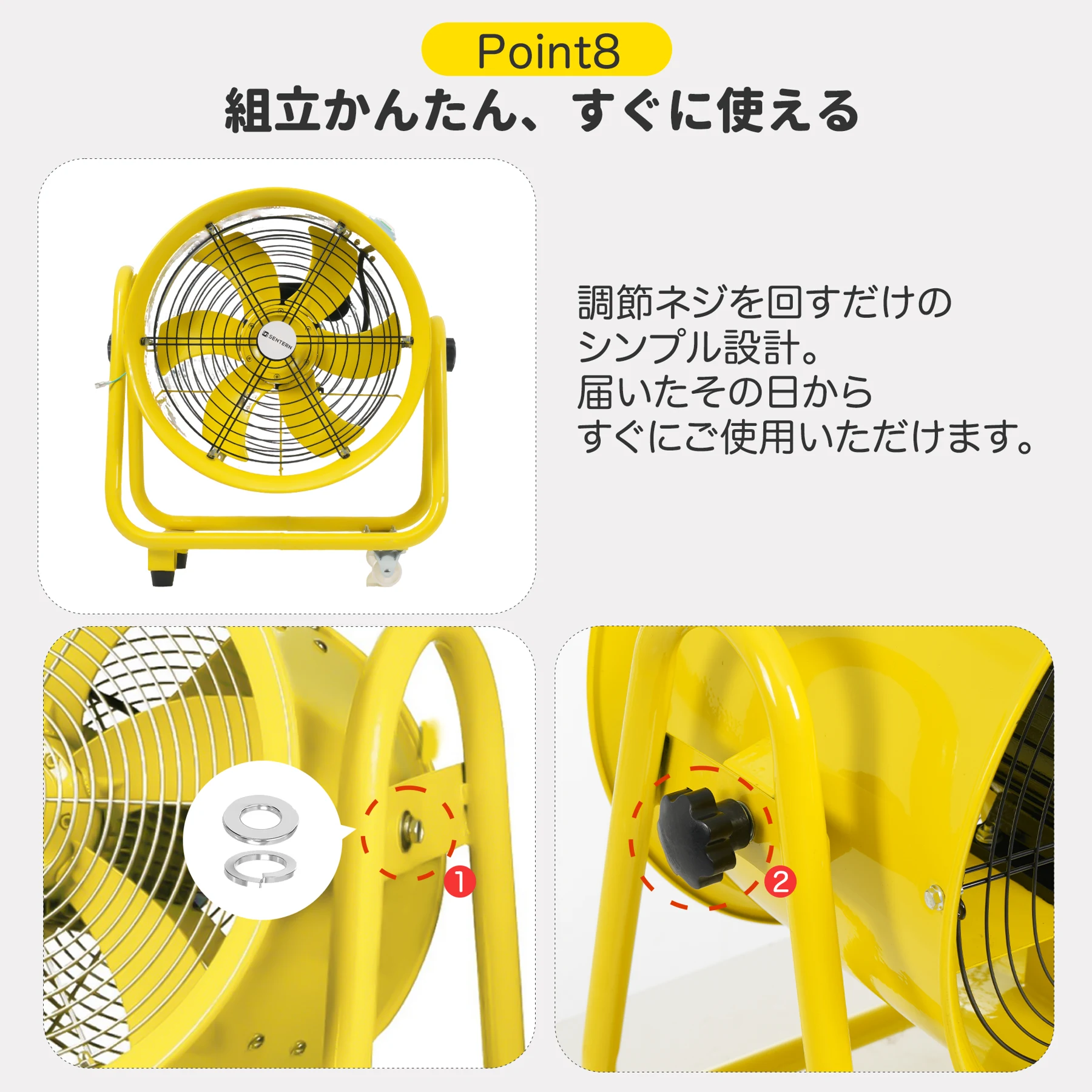 【12インチ】送風機 排気シャフトホース付き 風量3000m³/h 送排気口径310mm ダクトファン 業務用 小型 強力 工場扇 工業扇 工業用扇風機 業務用扇風機 換気 風通し 工業扇風機 工場用扇風機 送風機 強力 強風 パワフル 床置き 倉庫 新作