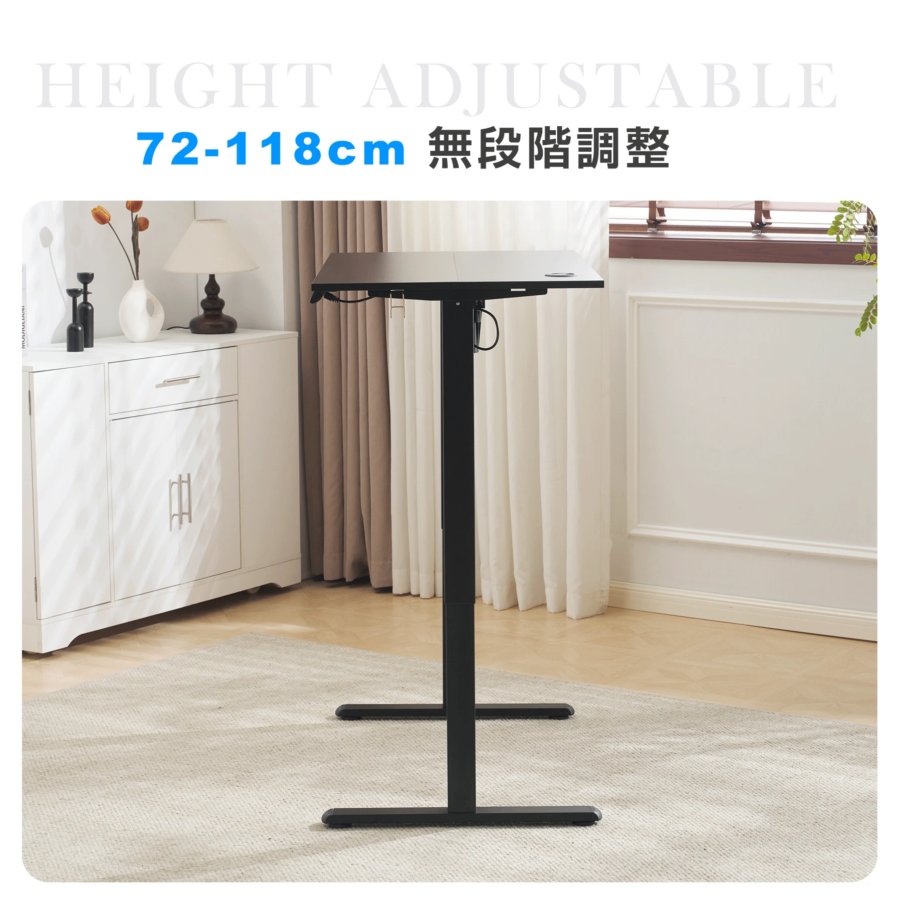 【2台】グレー 電動昇降デスク スタンディングデスク 電動 幅100cm昇降デスク 昇降式テーブル 昇降式デスク 昇降 高さ調整 リモートワーク デスク 在宅 テレワーク 昇降式 オフィスデスク デスク 机 パソコンデスク おしゃれ