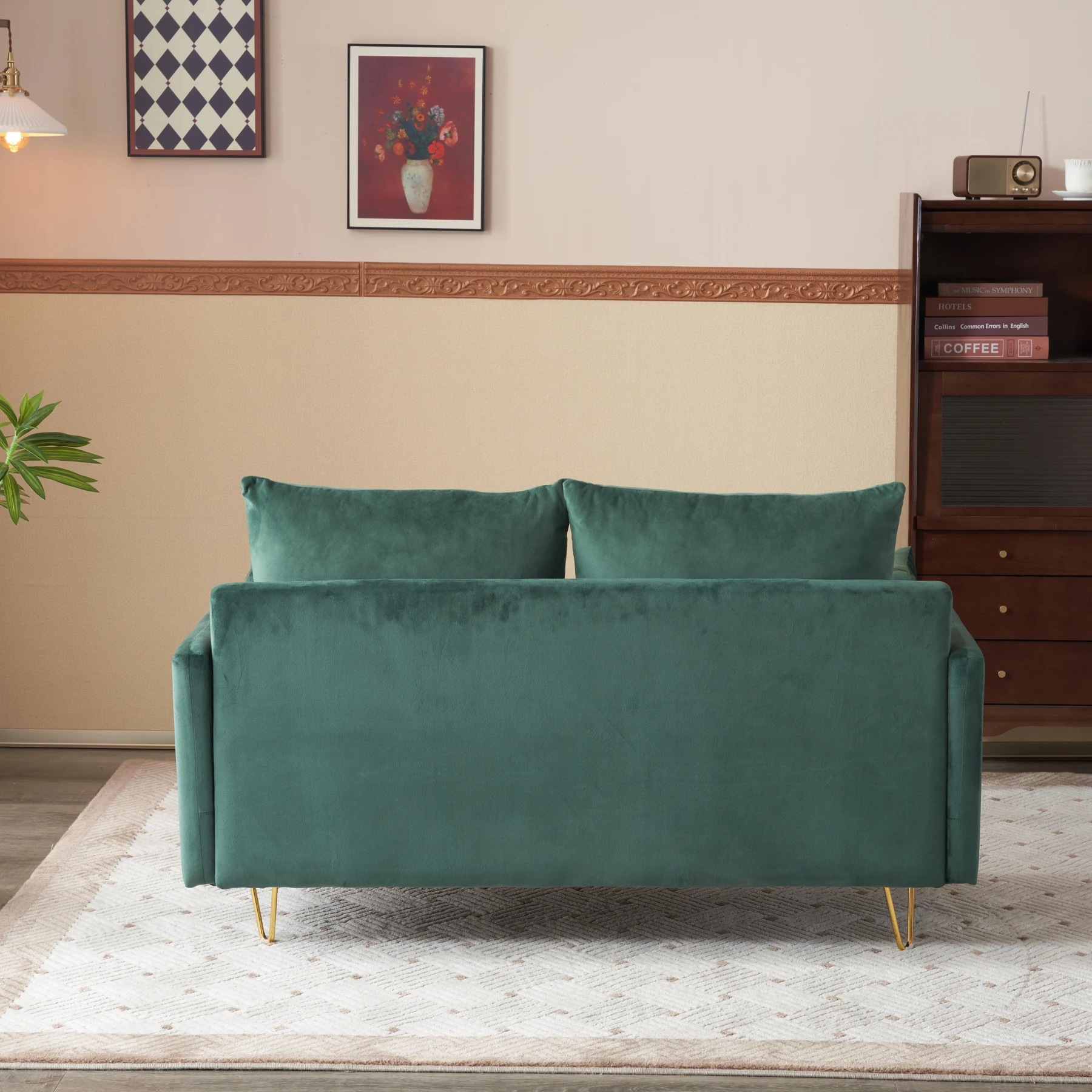 ソファー 2人掛け ソファ 収納付き クッション4個付き 金属脚付きカウチソファ 多機能ソファアームレスト レイアウト自由 二人がけソファー おしゃれ sofa