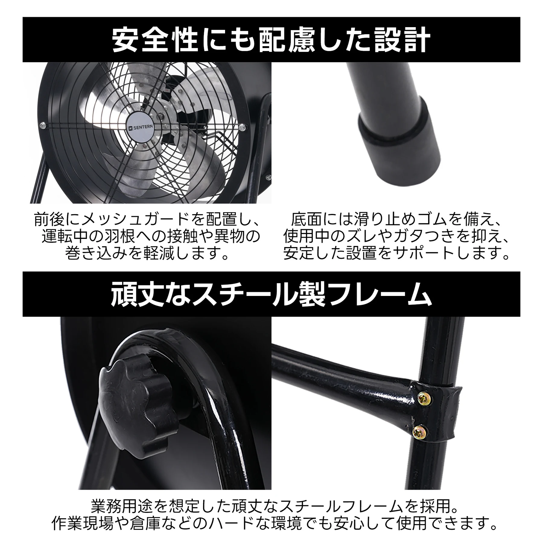 【12インチ】送風機 排気シャフトホース付き 風量3000m³/h 羽根径 300mm ダクトファン 業務用 小型 強力 工場扇 工業扇 工業用扇風機 業務用扇風機 換気 風通し 工業扇風機 工場用扇風機 送風機 強力 強風 パワフル 床置き 倉庫 新作