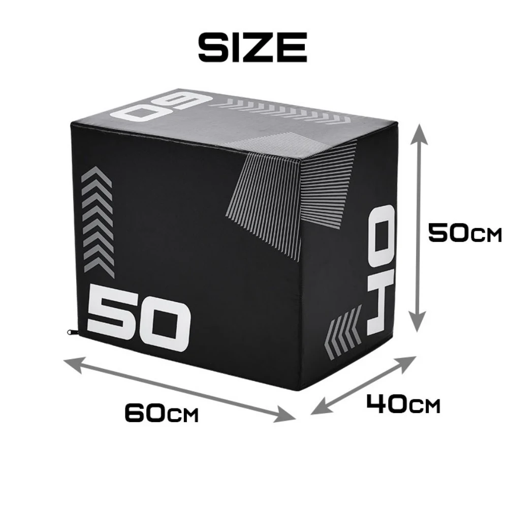 【50×60×70cm】プライオボックス ソフト 昇降台 跳び箱 プライオメトリクス ボックス ジャンプ台 ステップ台 3in1 体幹 トレーニング
