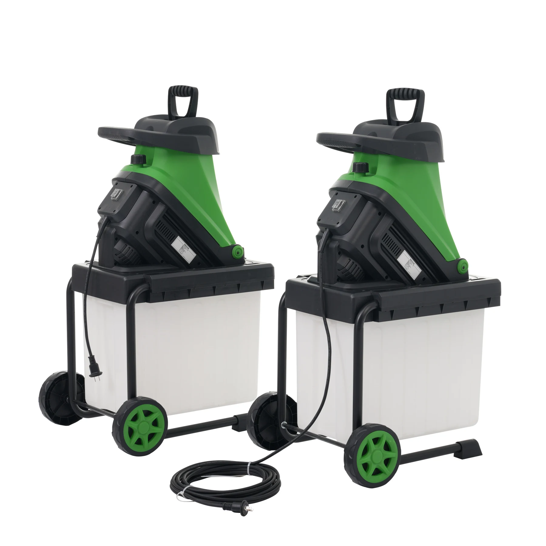 【本体のみ】ガーデンシュレッダー 電動粉砕機 竹 枝 木 家庭用 小型 軽量 BOX付き