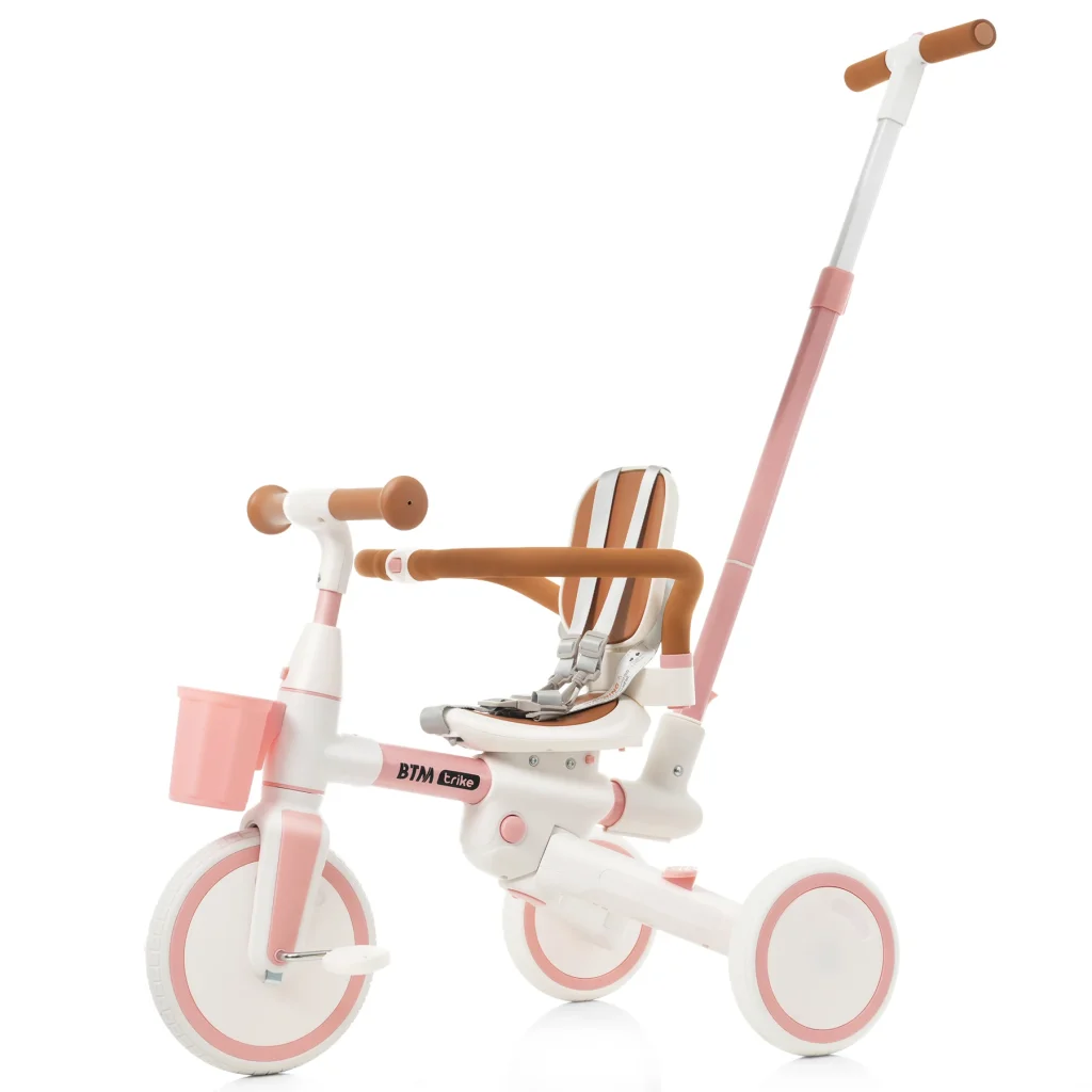 子供用三輪車 7in1 舵取り 多機能 手押し棒 カバー おしゃれ座面回転 自転車 キックバイク おもちゃ 誕生日 プレゼント こどもの日 お祝い クリスマス ギフト 1歳 2歳 3歳 幼児用