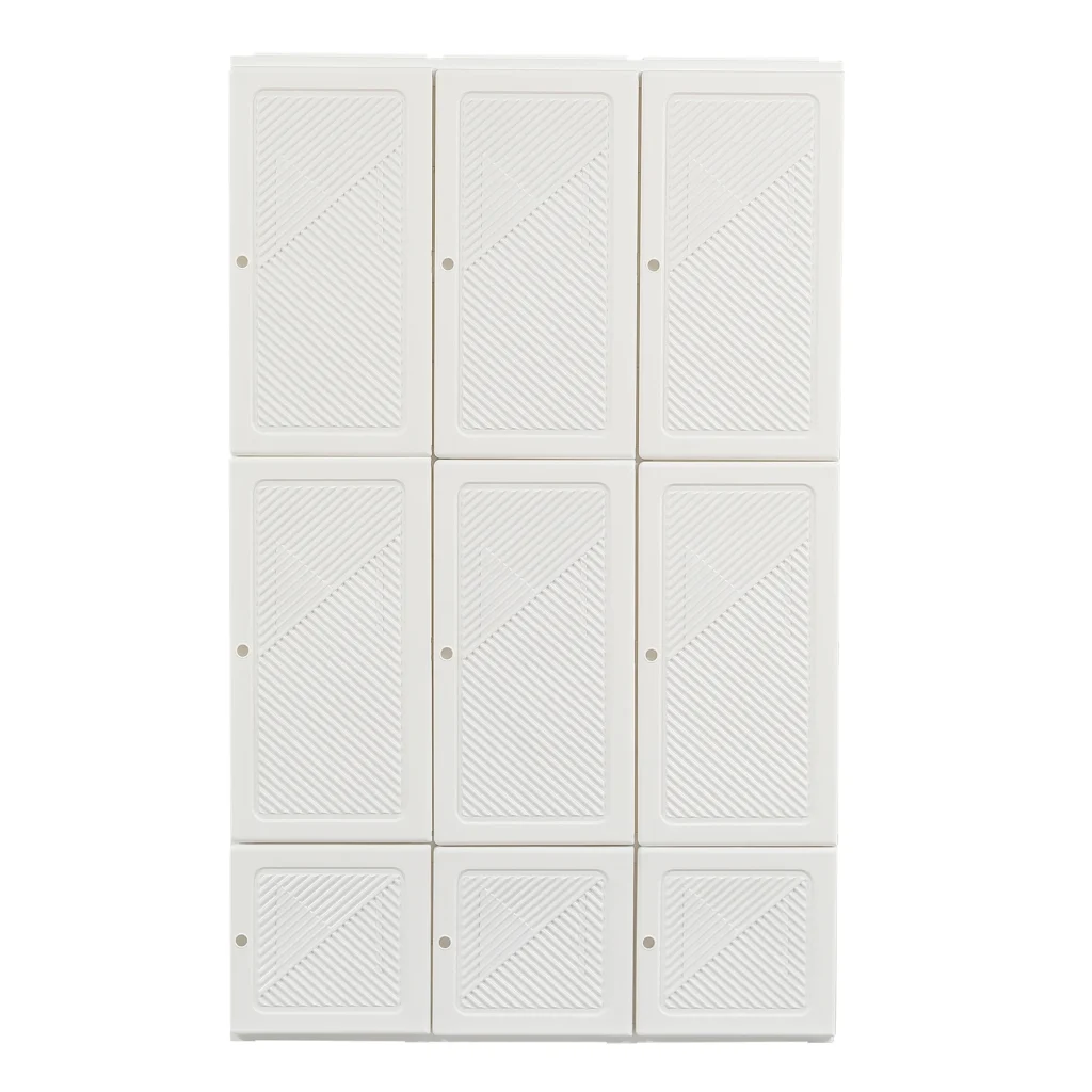 【幅104*高さ170cmホワイト扉】ワードローブ クローゼット 一体折りたたみ式 収納 扉付き 洋服ダンス ハンガーラック 簡単組立 大容量 衣類 雑物 防塵 省スペース 高耐荷重 新生活 おしゃれ