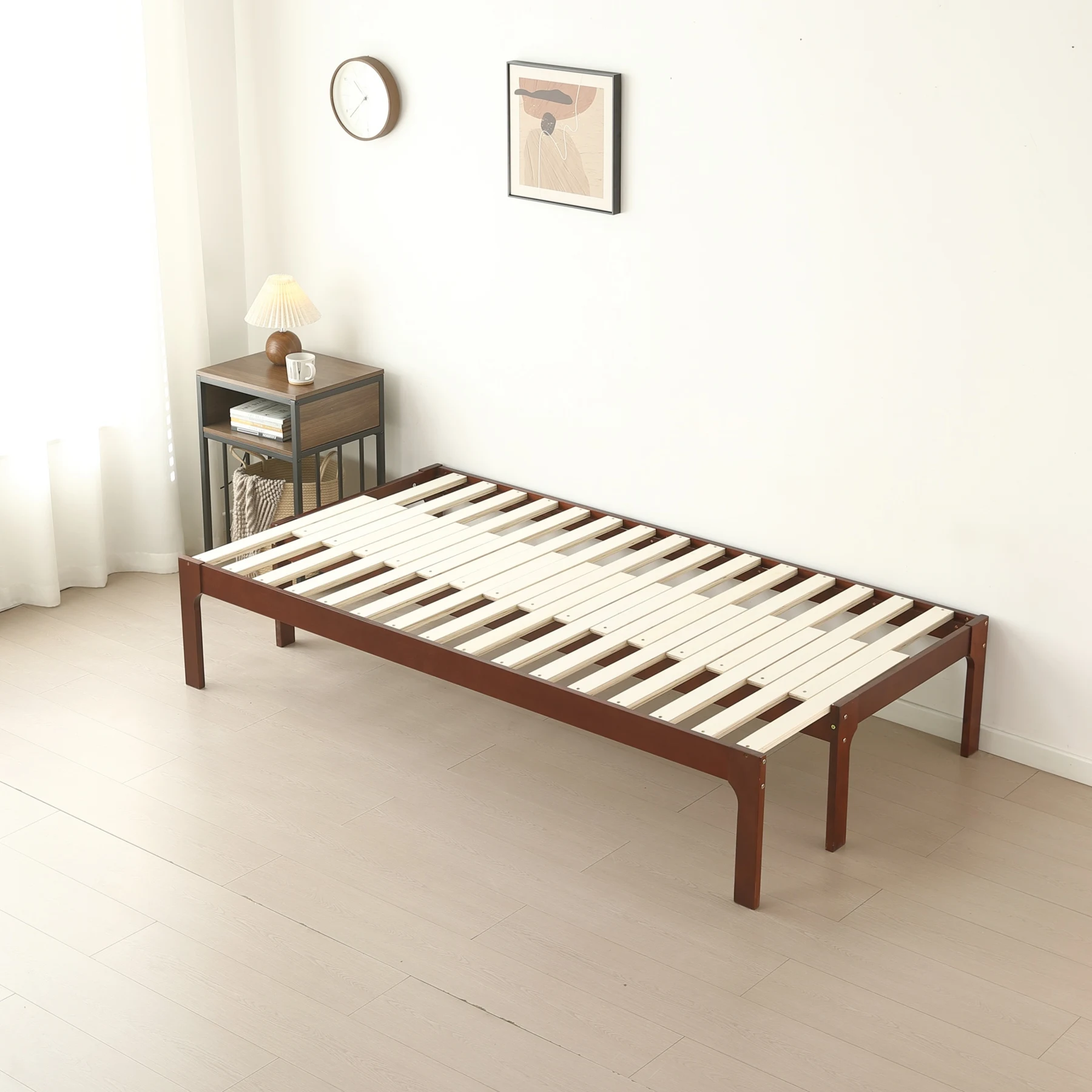 【幅140cm】ソファベッド ディベッド 木製 伸長式ベッド ダブル D 2way パイン材 フレームのみ すのこ シングル セミシングル セミダブル SS~D