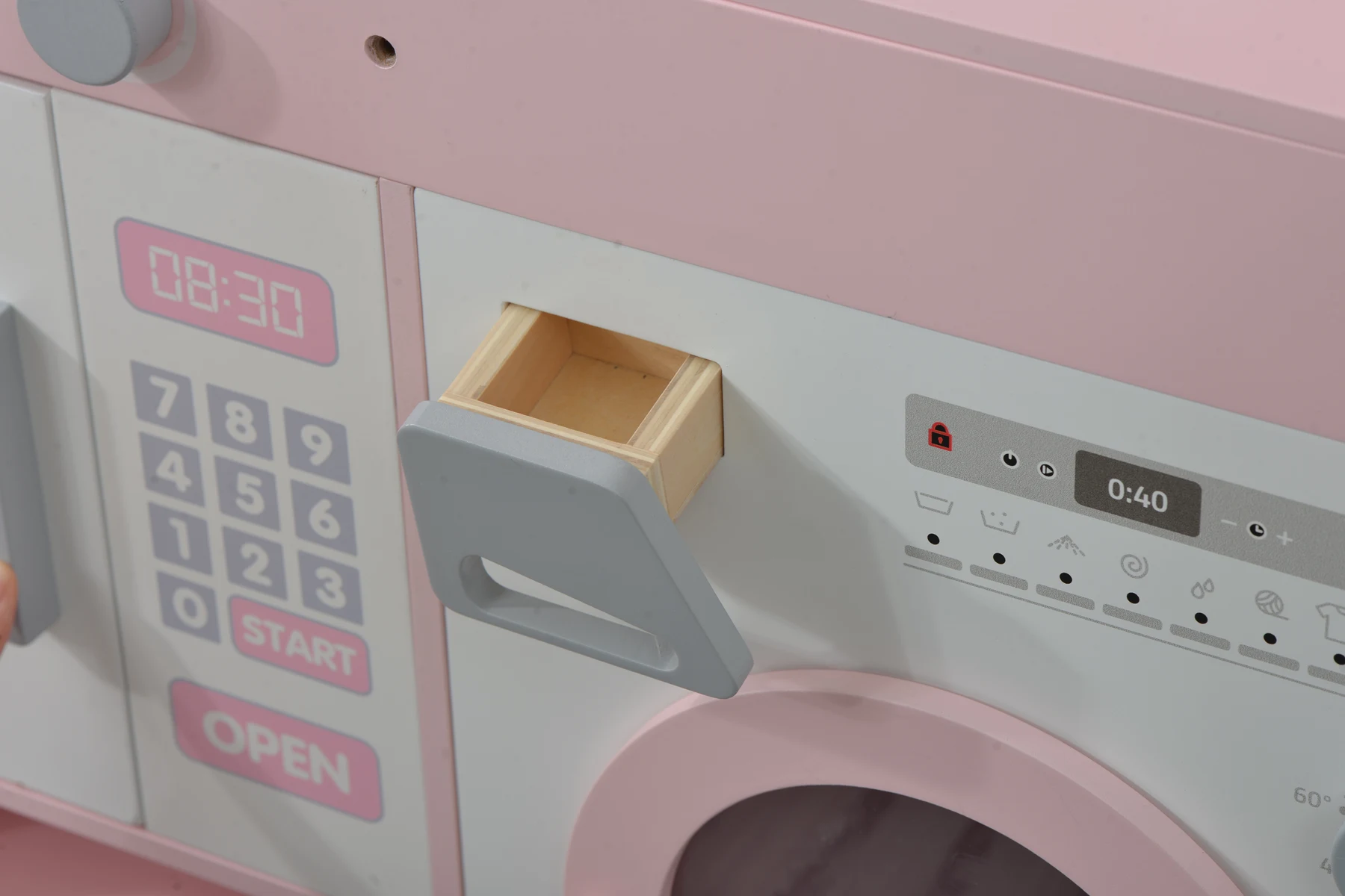 おままごと キッチン 木製 誕生日 台所 洗濯機 調理器具付き 調味料 食材 知育玩具 おもちゃキッチン キッズ ベビー
