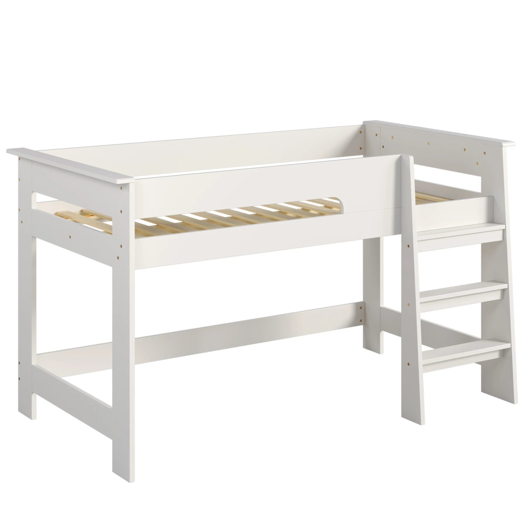 【3梱包】システムベッド 3点セット 分離可能 高さ115cm シングル デスクベッド ロータイプ ハシゴ 学習机 すのこ キャビネット 収納棚 引き出し システムベッドデスク 本棚 収納 ブックシェルフ ロフト ベッドロフトシステムベッド セット 木製ベッド 子供部屋 大人