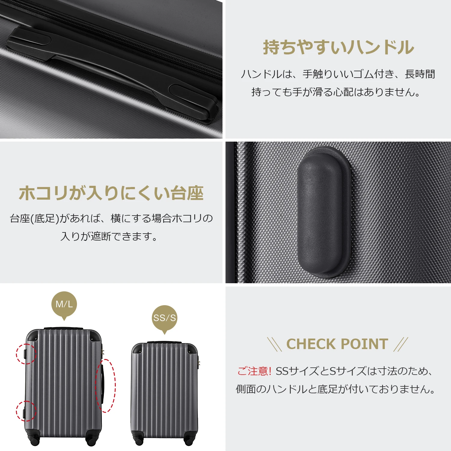 スーツケース Sサイズ キャリーケース キャリーバッグ 2日 3日 小型 TSAロック搭載 トートバッグ ハンドバッグ レディース バッグ 手提げ 大容量 超軽量 軽い おしゃれ かわいい suitcase bag