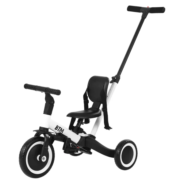 子供用三輪車 4in1 三輪車のりもの 押し棒付き 自転車 おもちゃ 乗用玩具