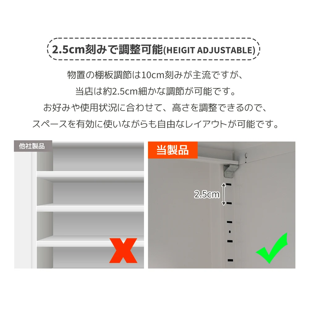 【ホワイト】物置 収納庫 屋外 倉庫 室外収納庫 鍵付き 屋外収納キャビネット 可動棚付き 物置き台 防錆 高耐候性 コンパクト 軽量