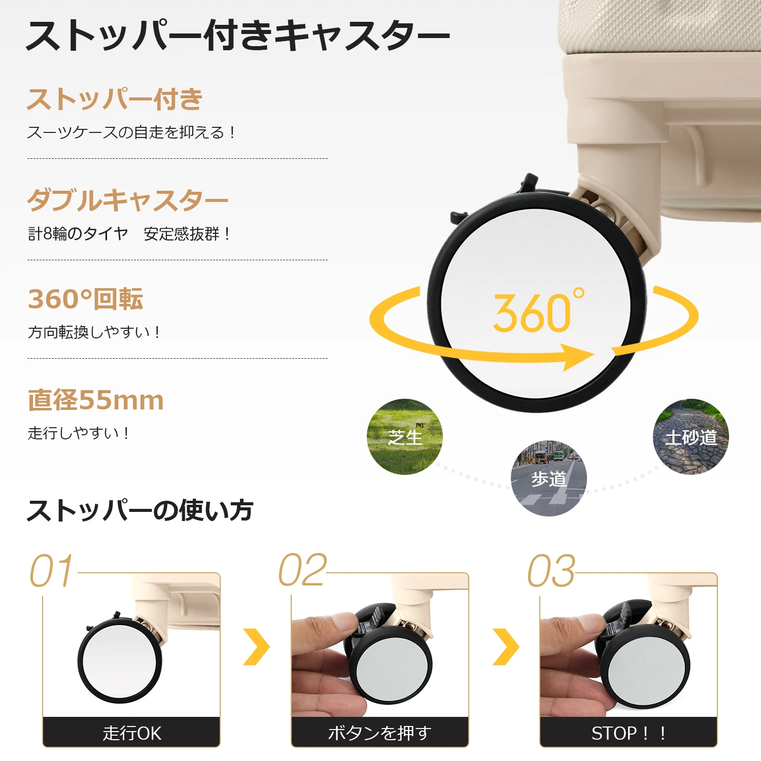 スーツケース Lサイズ キャリーケース キャリーバッグ Lサイズ ストッパー付き アルミコーナーパッド 7日~14日 大容量超軽量 軽い おしゃれ かわいいダブルキャスター 大型 ファスナー suitcase