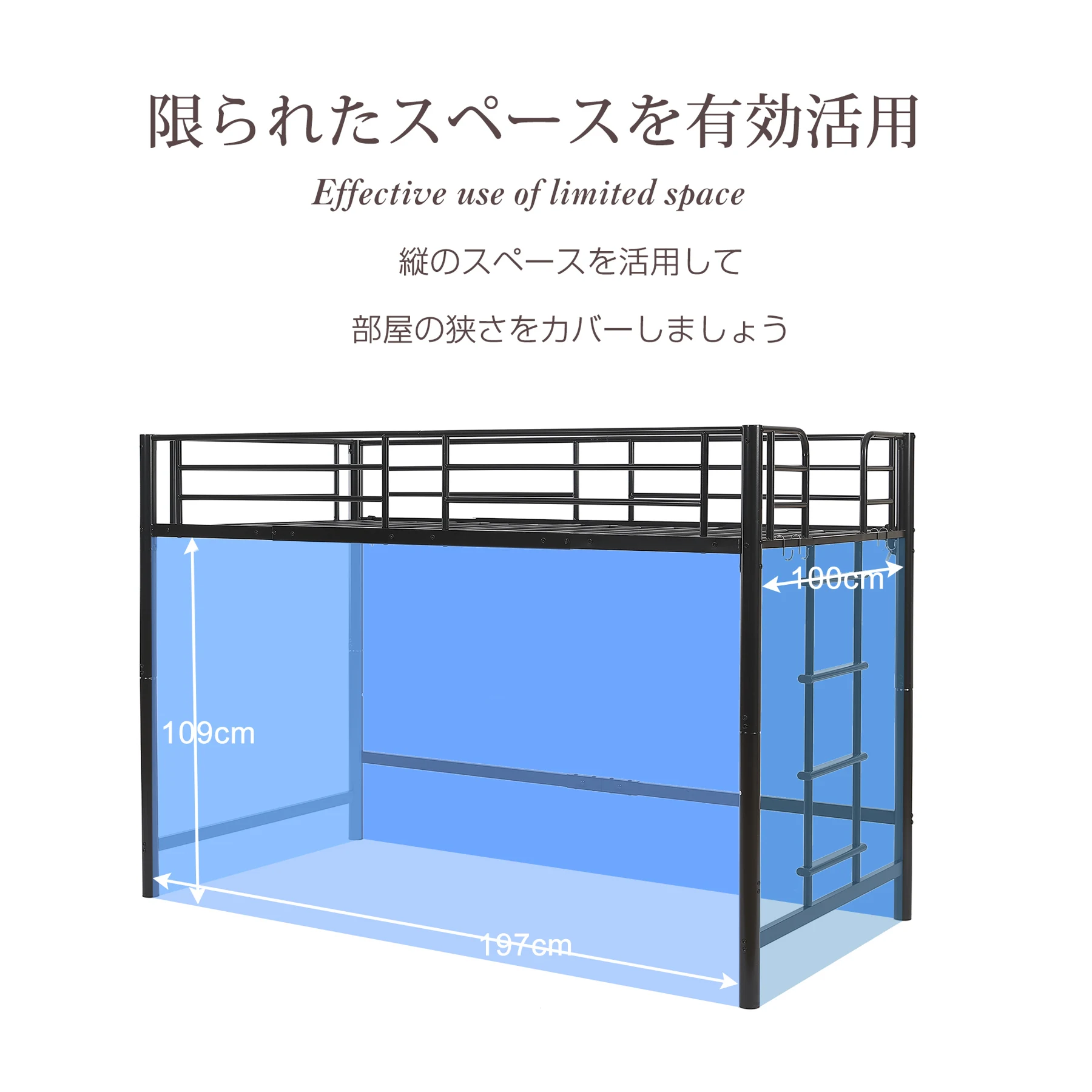 【高さ140cm】ロフトベッド パイプベッド シングル 耐荷重150kg システムベッド ロータイプ ミドルタイプ 収納 大人 一人暮らし スチール