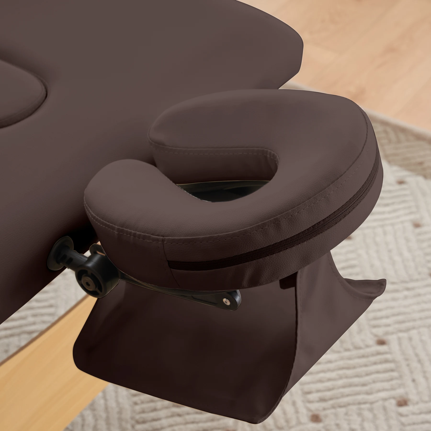 【 マックスサイズ】【人気商品】【ブラウン】 マッサージベッド 折りたたみ コンパクト 超軽量 エステベッド 7カラー選べる マッサージ台 施術台 施術ベッド