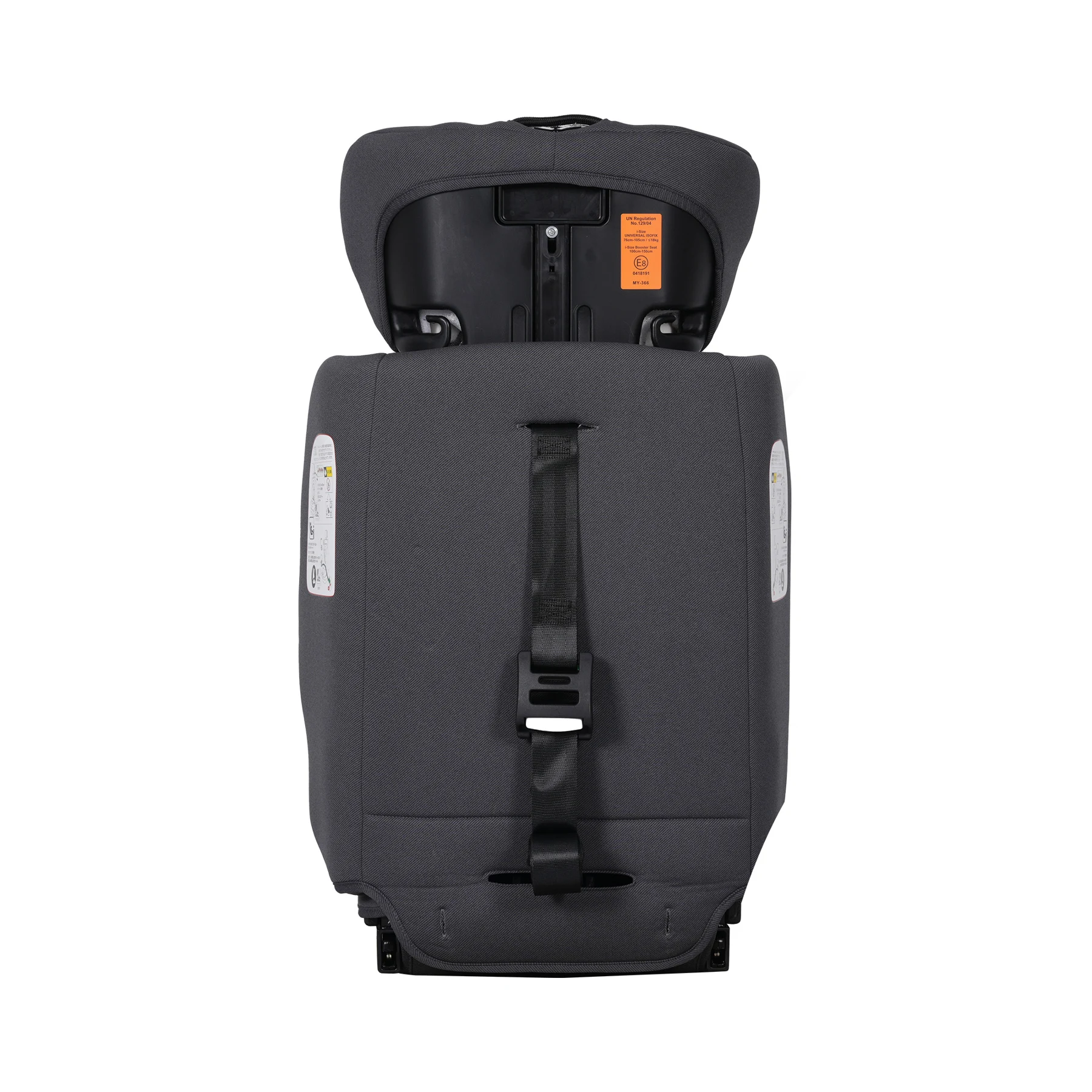 【背もたれ角度調整】チャイルドシート 折り畳み可能 ISOFIX 15か月-12歳 76~150cm 洗える 取付簡単 ジュニアシート ベビーシート キッズシート ジュニア 幼児/学童用 帰省 キッズ 孫 プレゼント 出産祝い 車【ダークグレー】